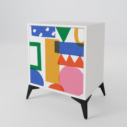 GEOMETRIC GLIMMER 1-Door Sideboard