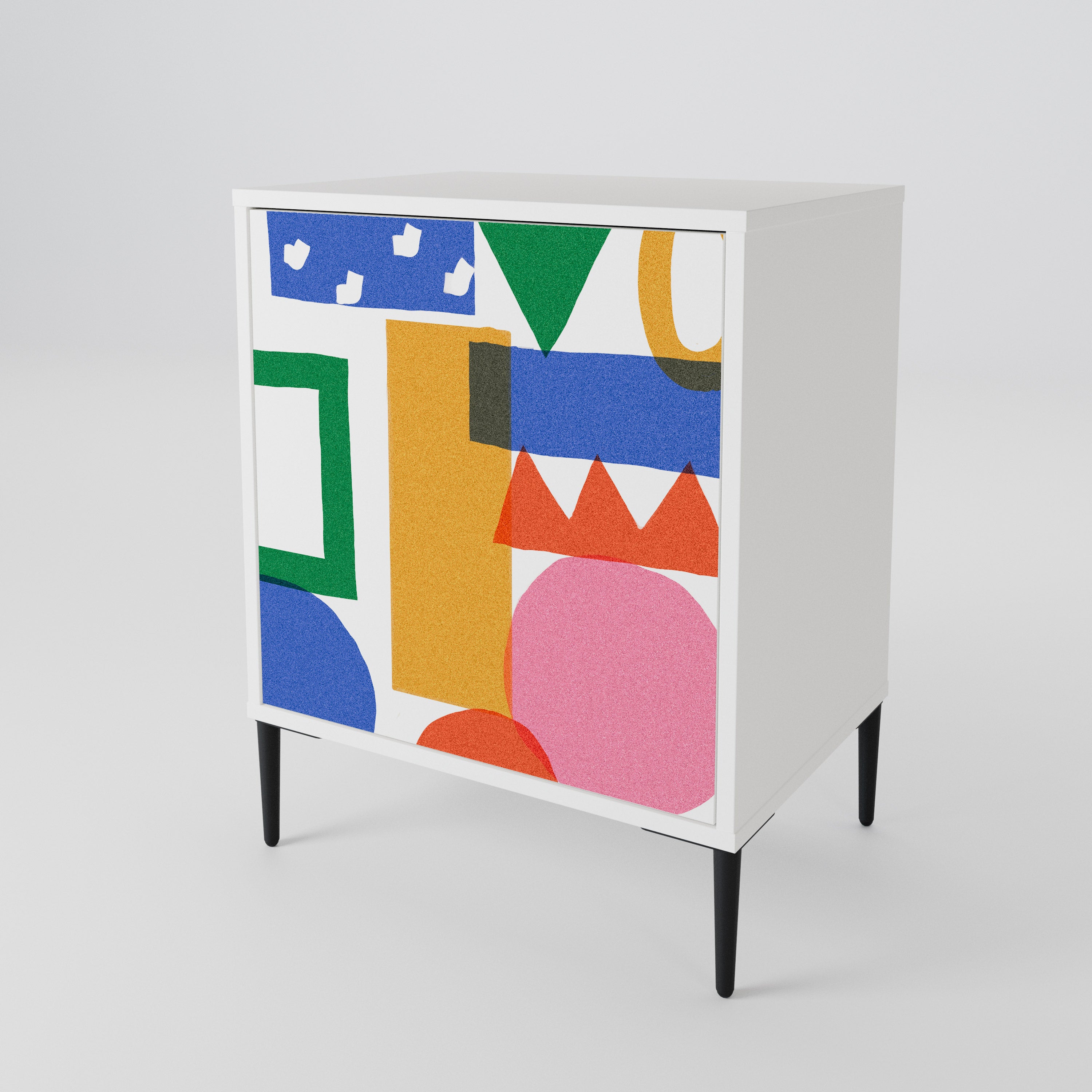 GEOMETRIC GLIMMER 1-Door Sideboard
