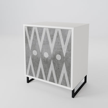 SHARP EDGES 1-Door Sideboard