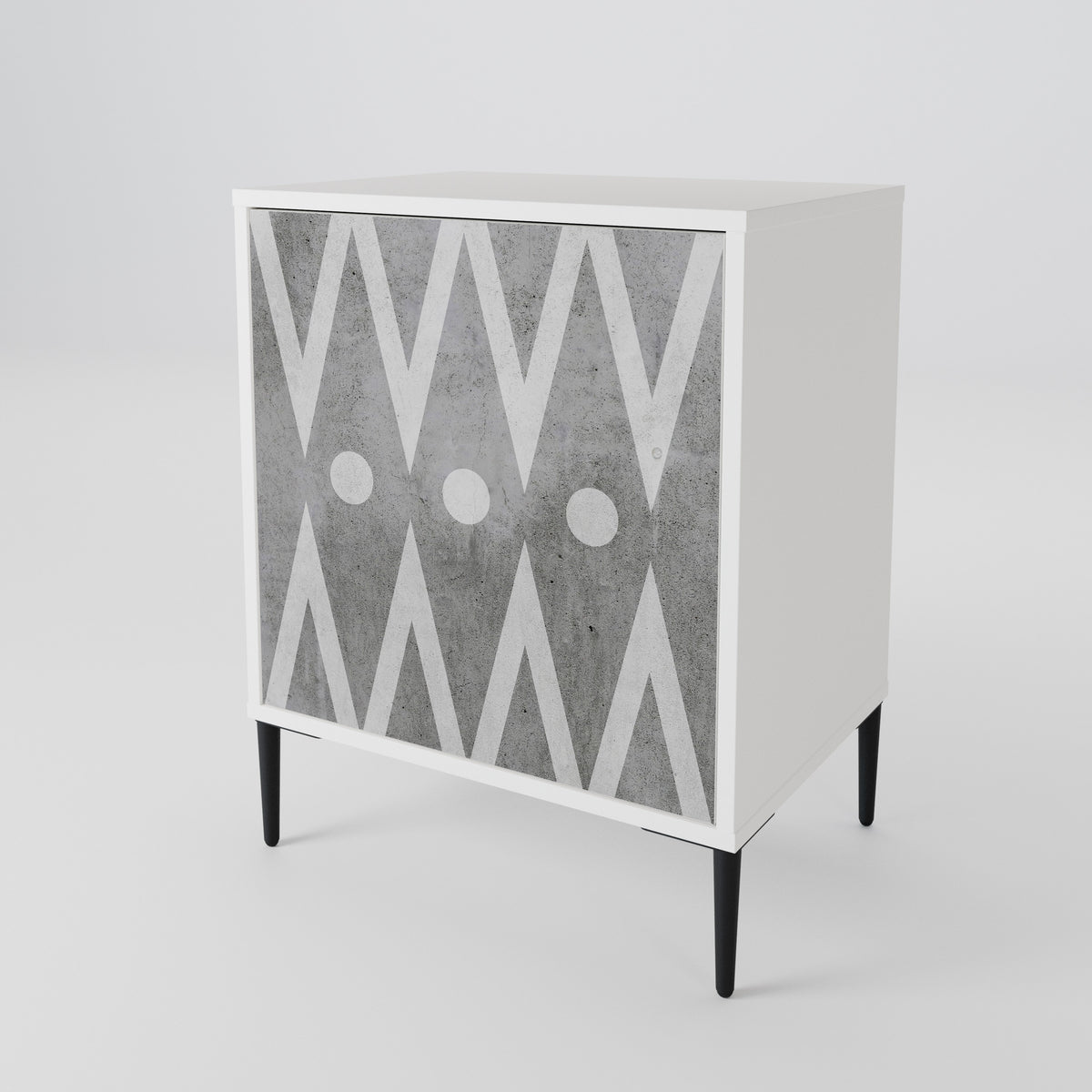SHARP EDGES 1-Door Sideboard