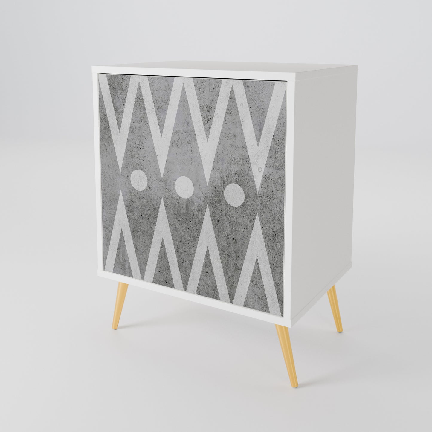 SHARP EDGES 1-Door Sideboard