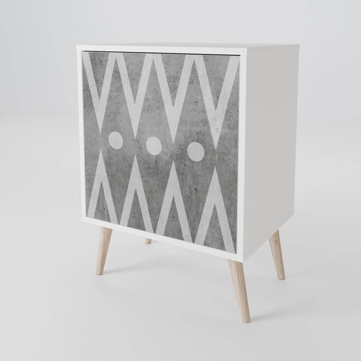 SHARP EDGES 1-Door Sideboard