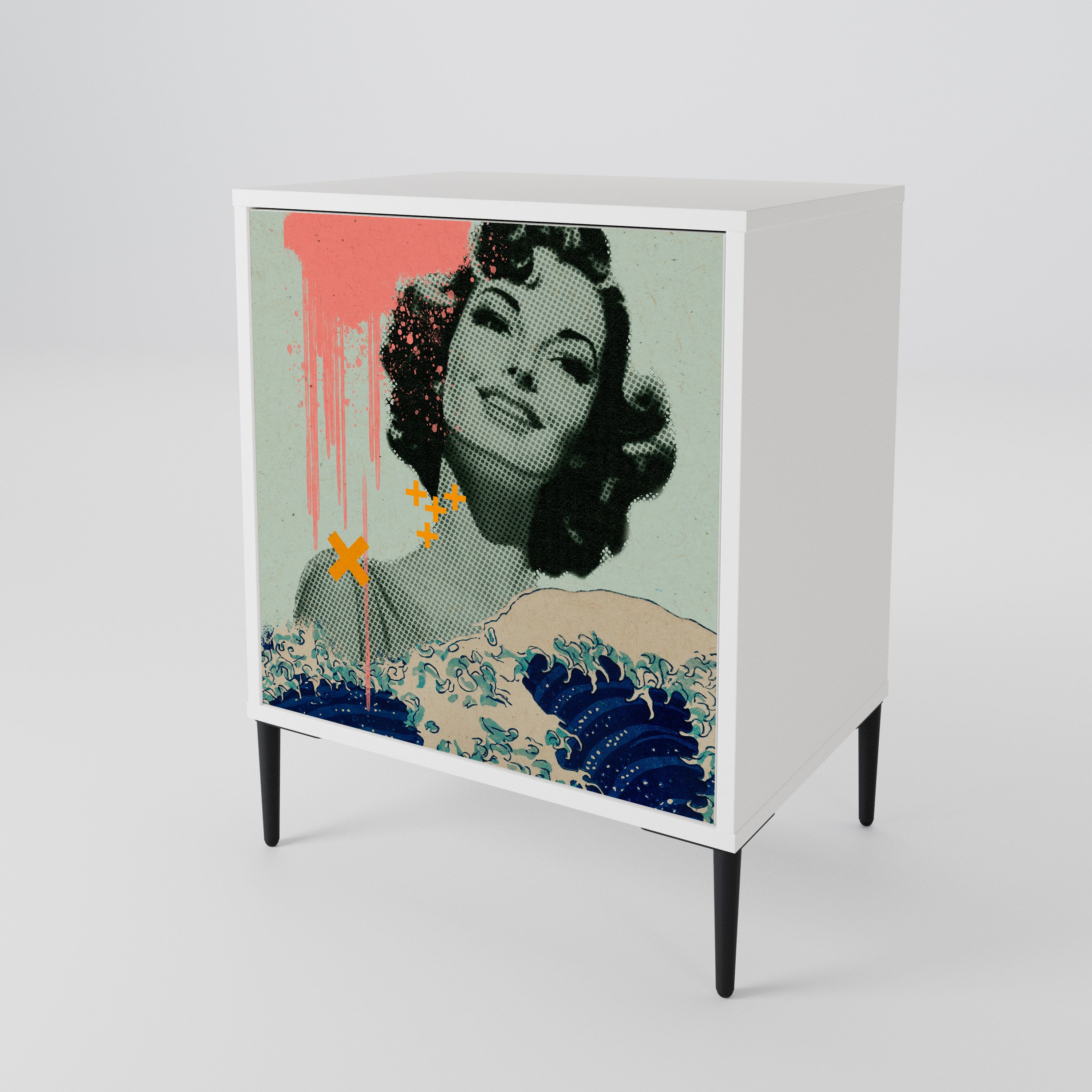 KANAGAWA BEAUTY 1-Door Sideboard