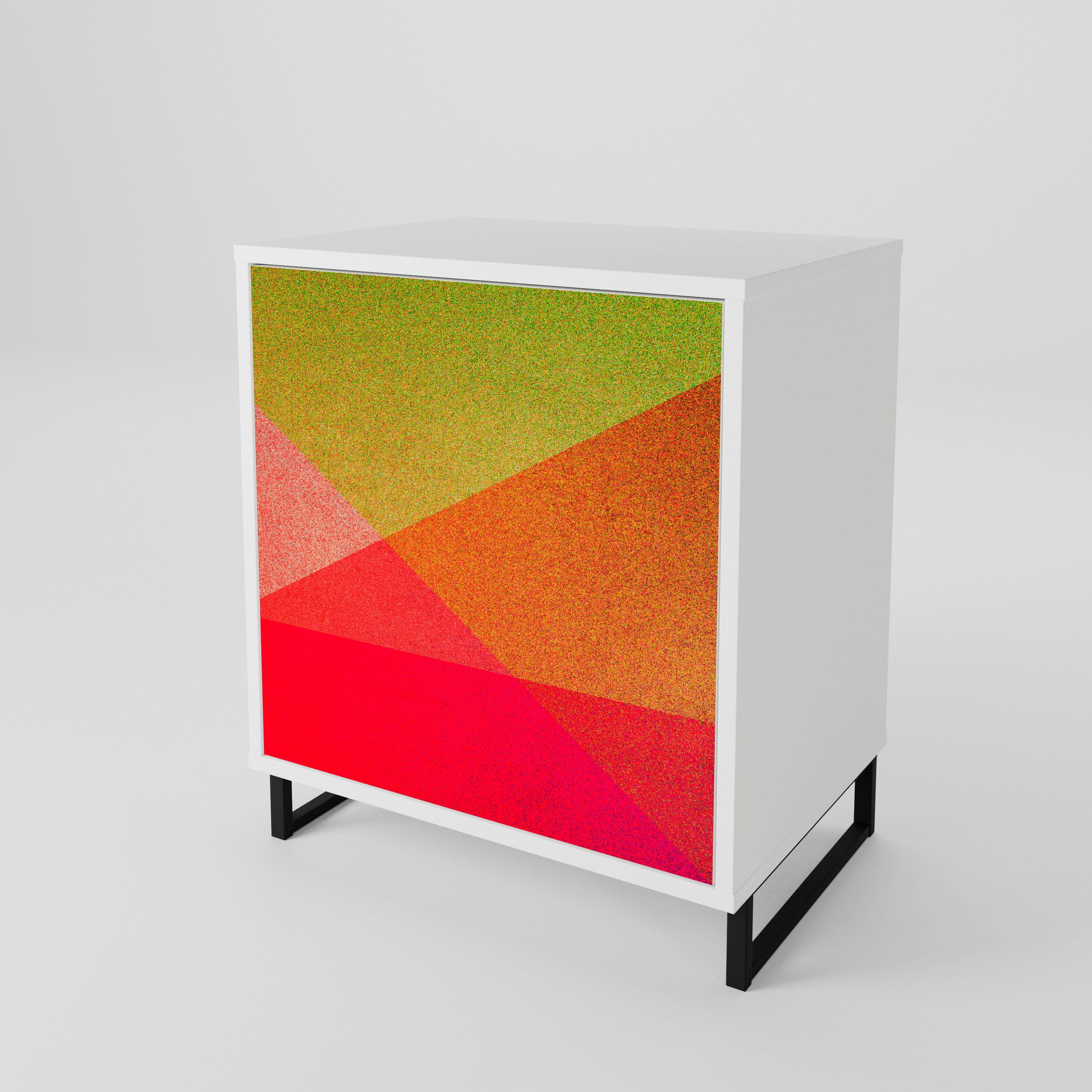 VIVID GEOMETRY 1-Door Sideboard