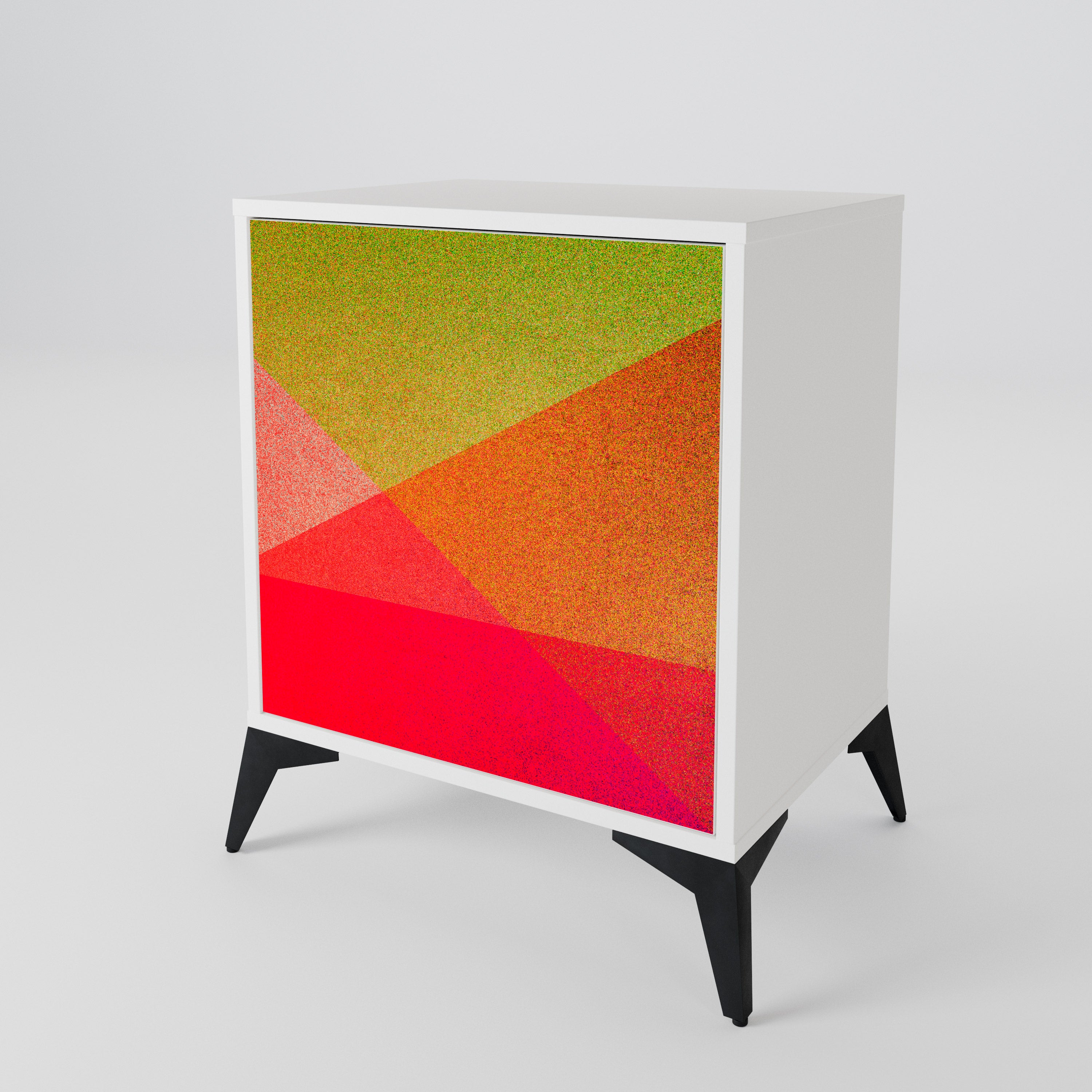 VIVID GEOMETRY 1-Door Sideboard