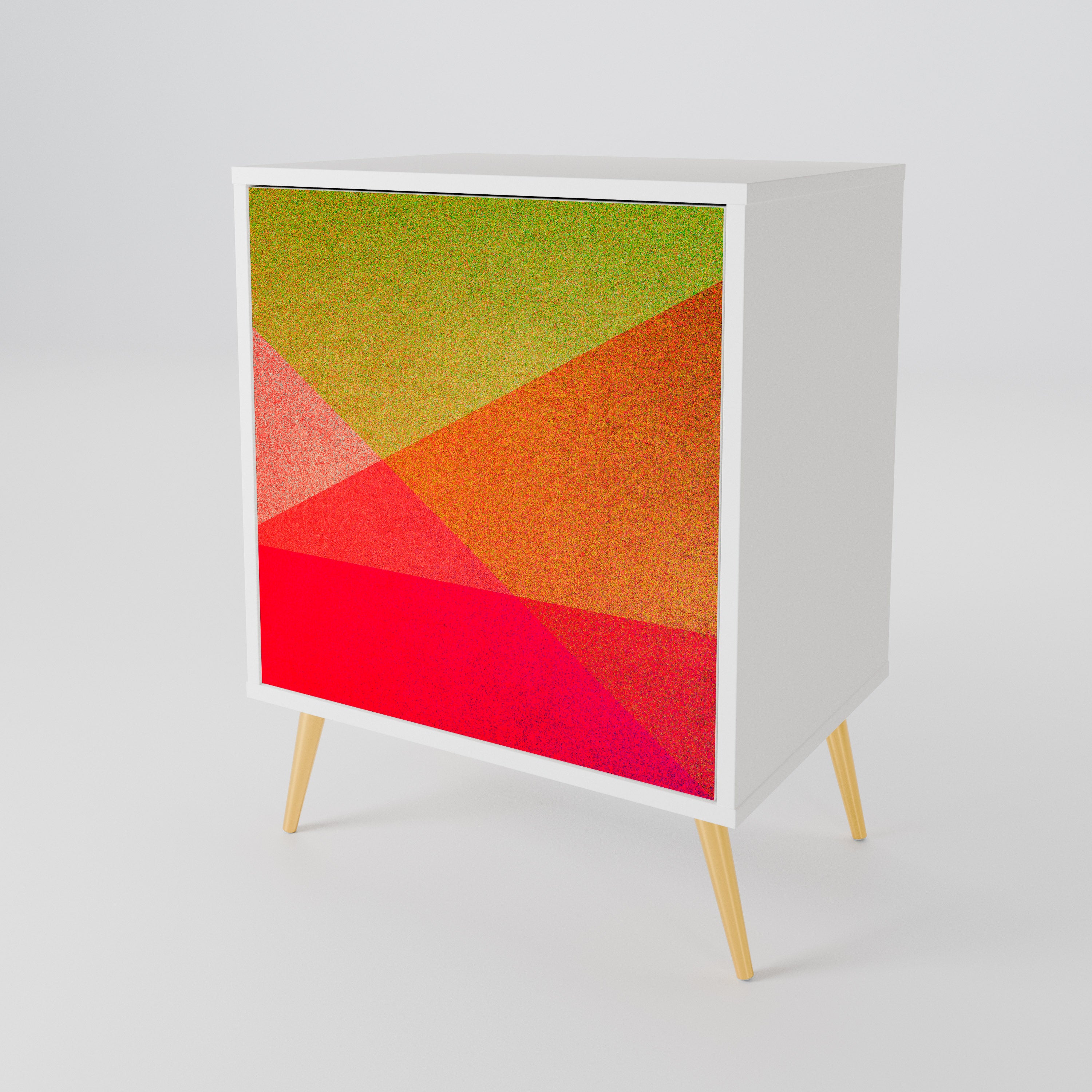VIVID GEOMETRY 1-Door Sideboard