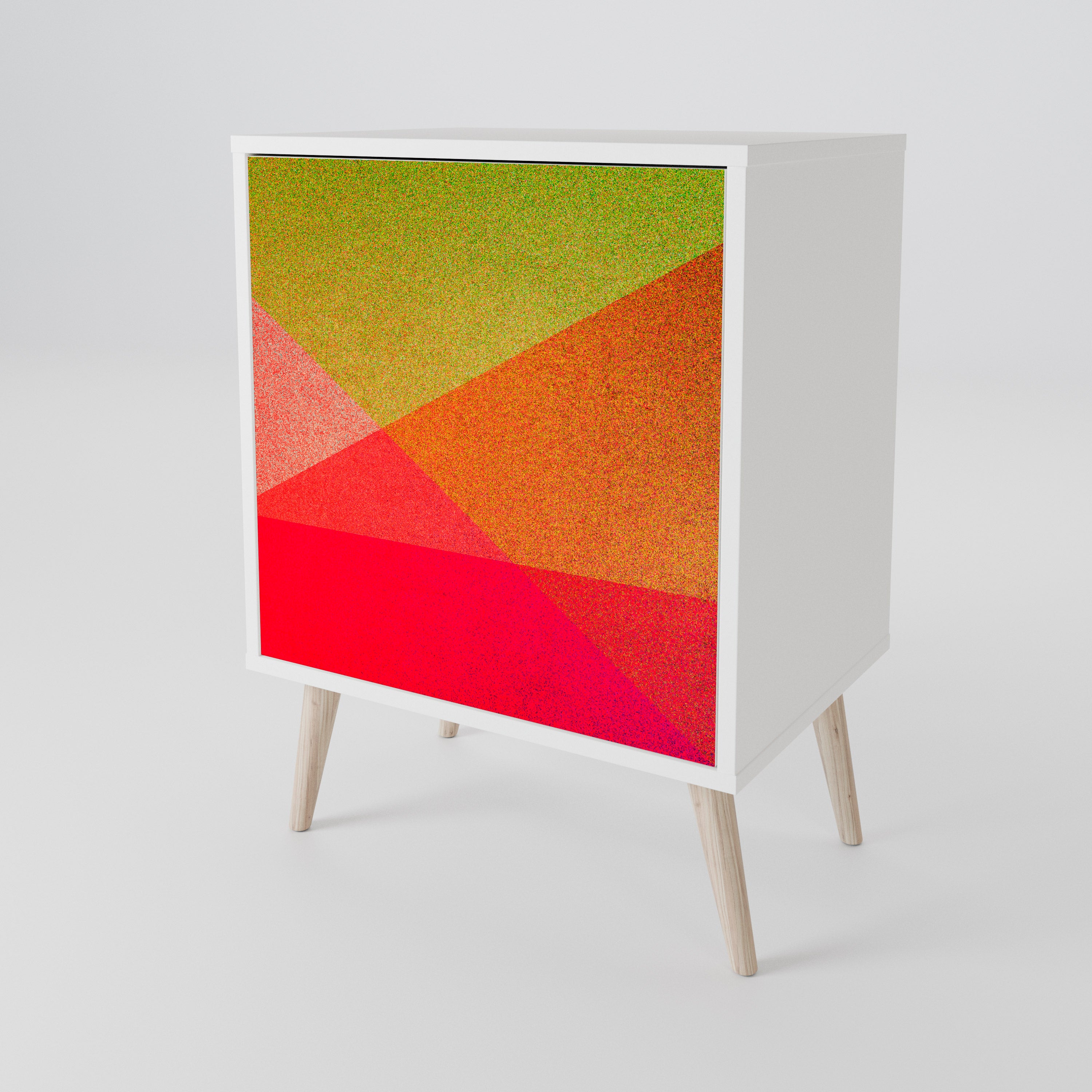VIVID GEOMETRY 1-Door Sideboard