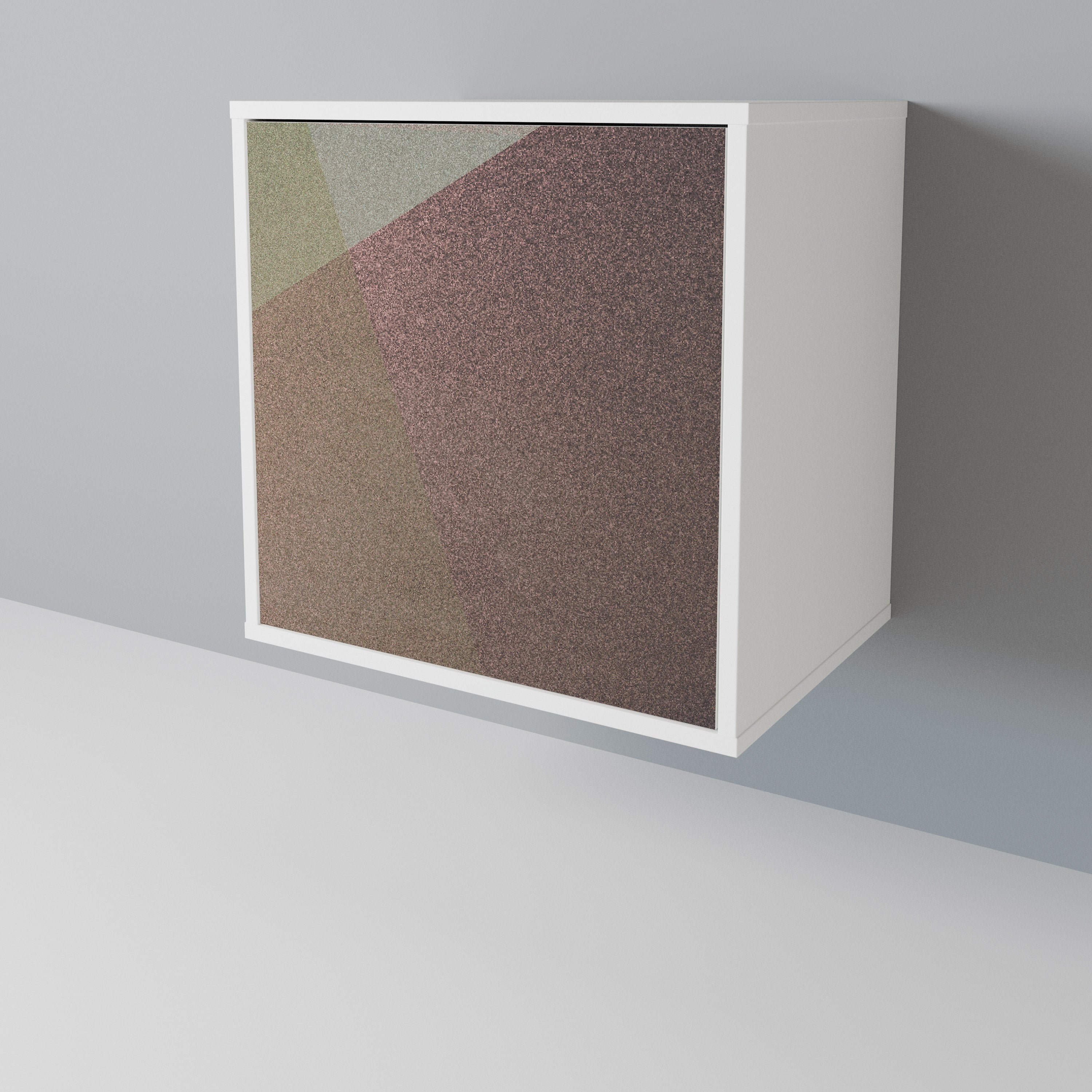 BEIGE GEOMETRY 1-Door Sideboard