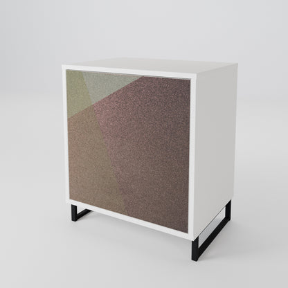 BEIGE GEOMETRY 1-Door Sideboard