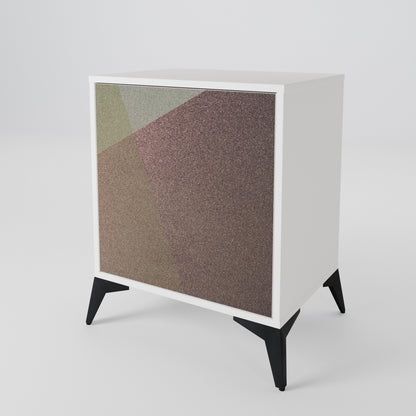 BEIGE GEOMETRY 1-Door Sideboard