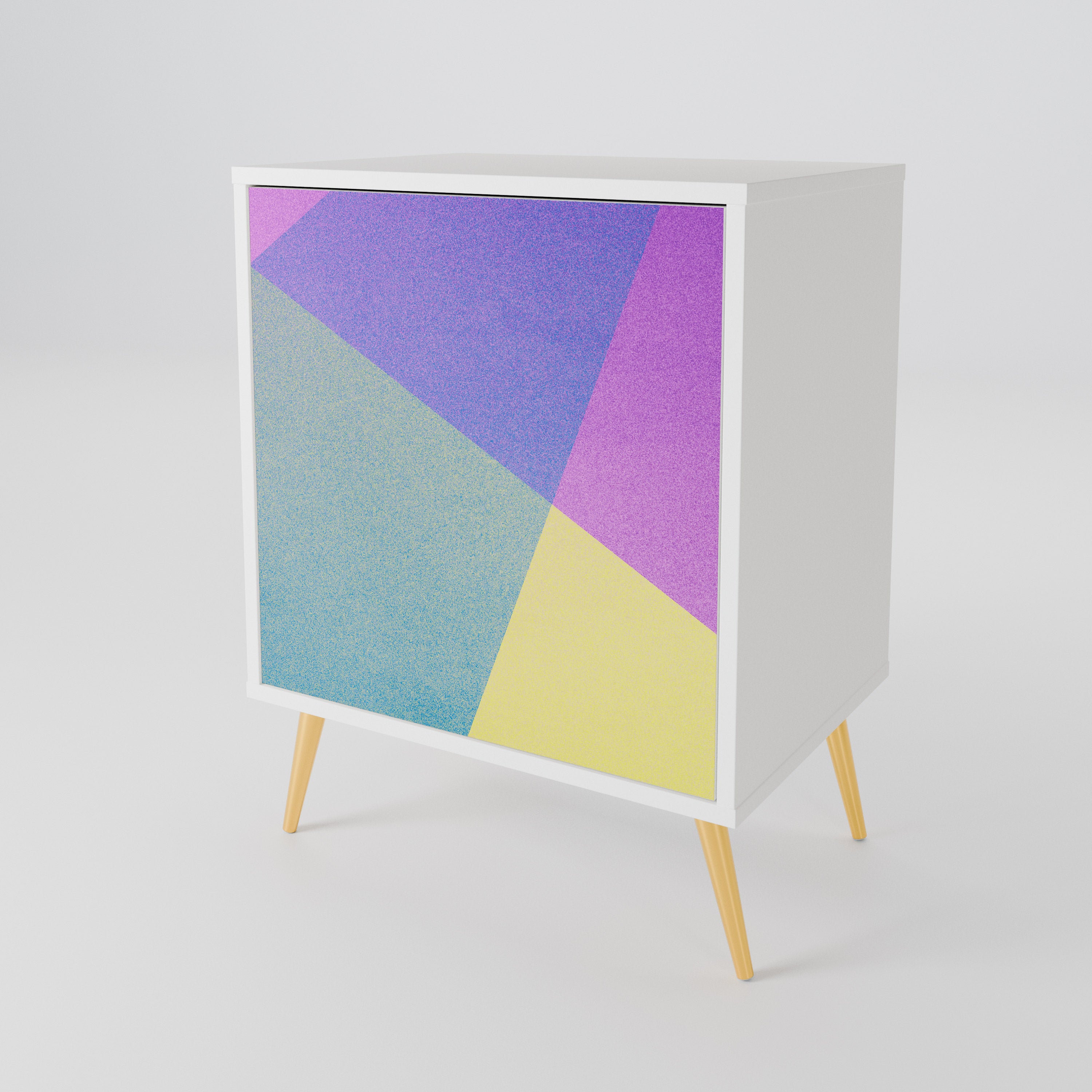 BRIGHT GEOMETRY 1-Door Sideboard