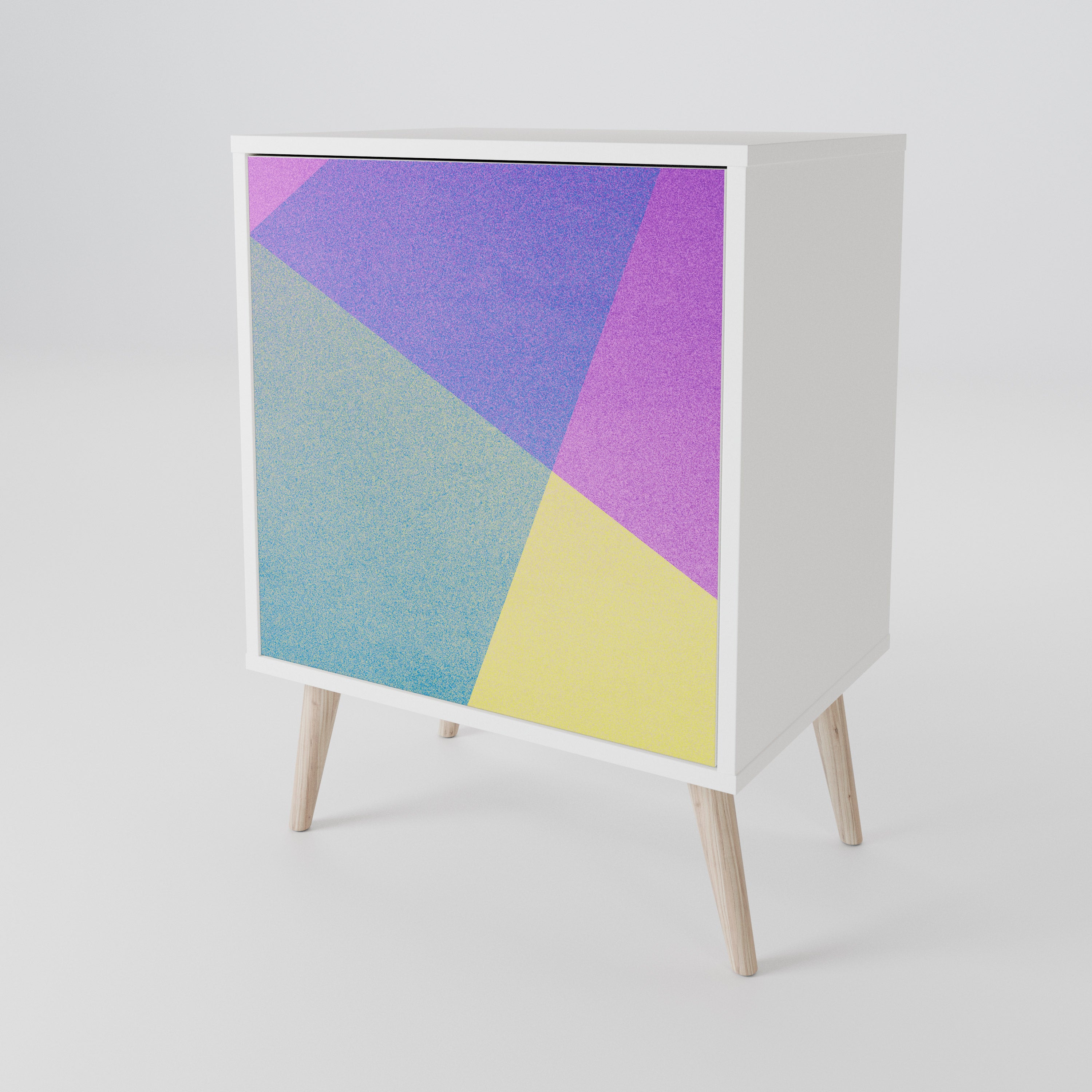 BRIGHT GEOMETRY 1-Door Sideboard