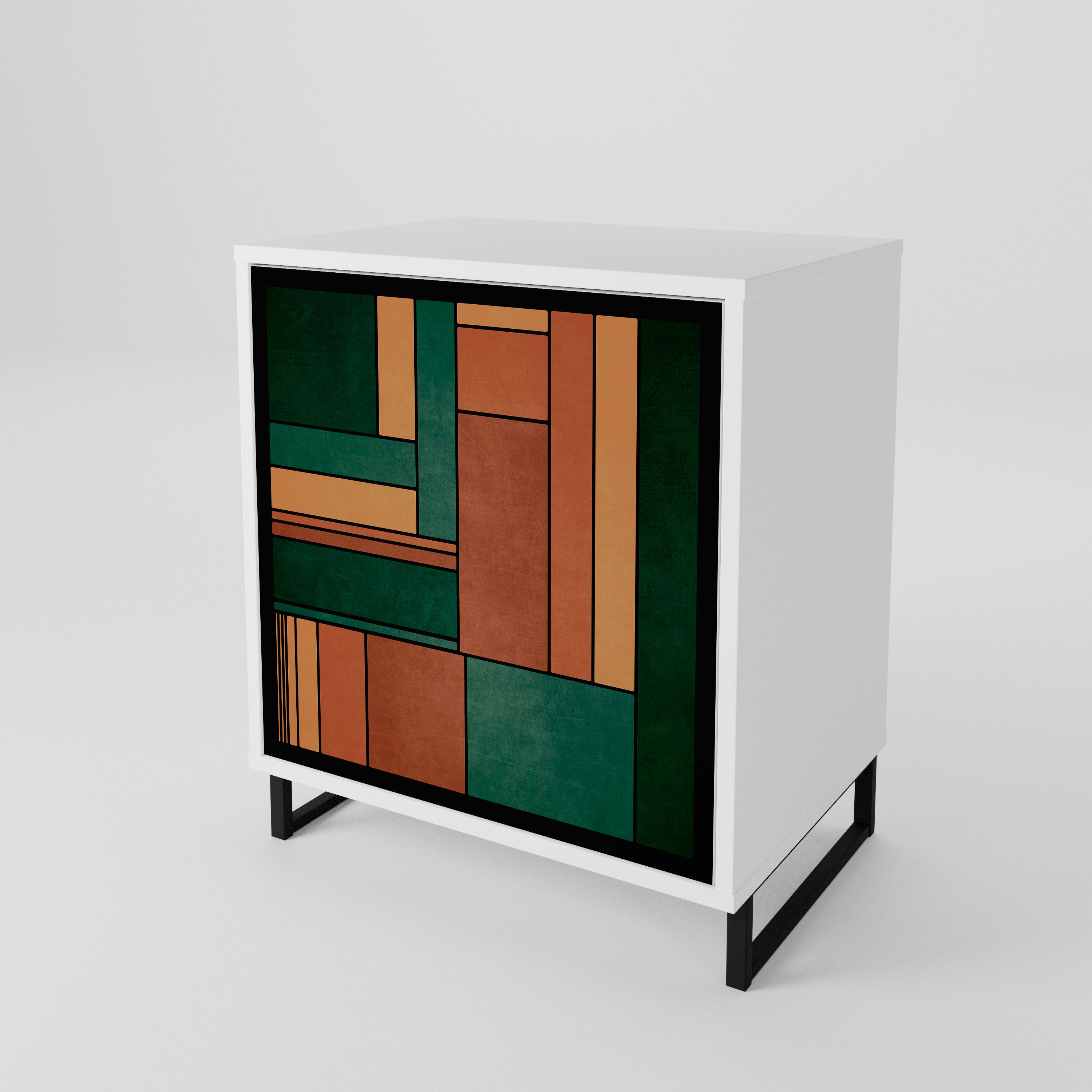 EARTHY FIGURES 1-Door Sideboard