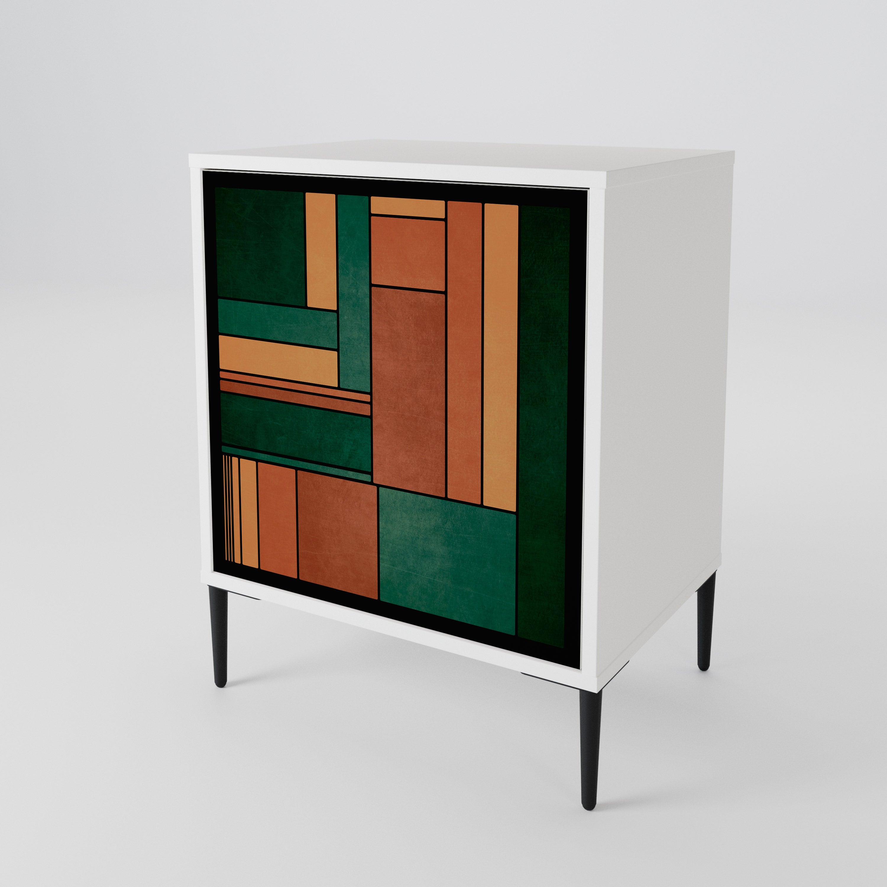 EARTHY FIGURES 1-Door Sideboard