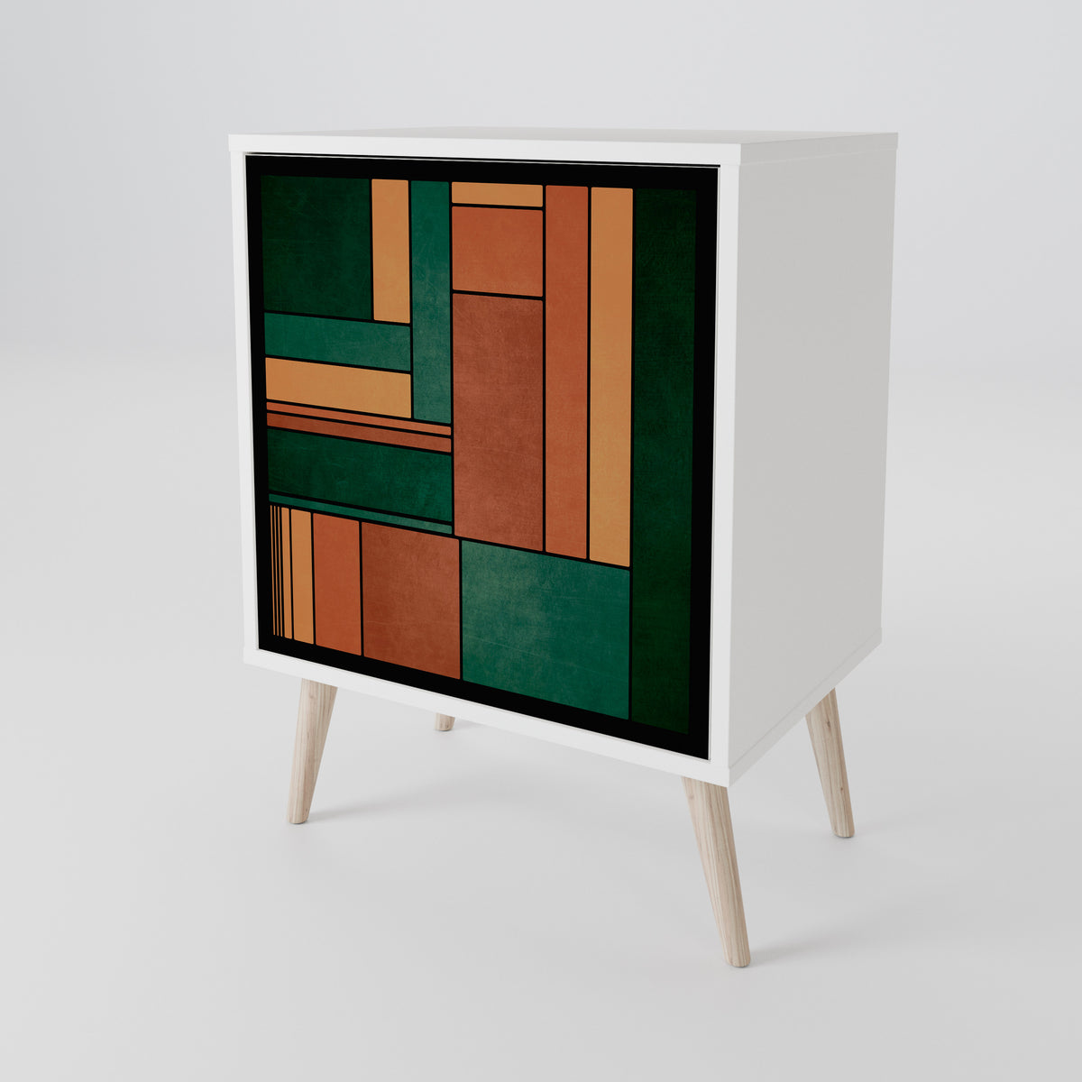 EARTHY FIGURES 1-Door Sideboard