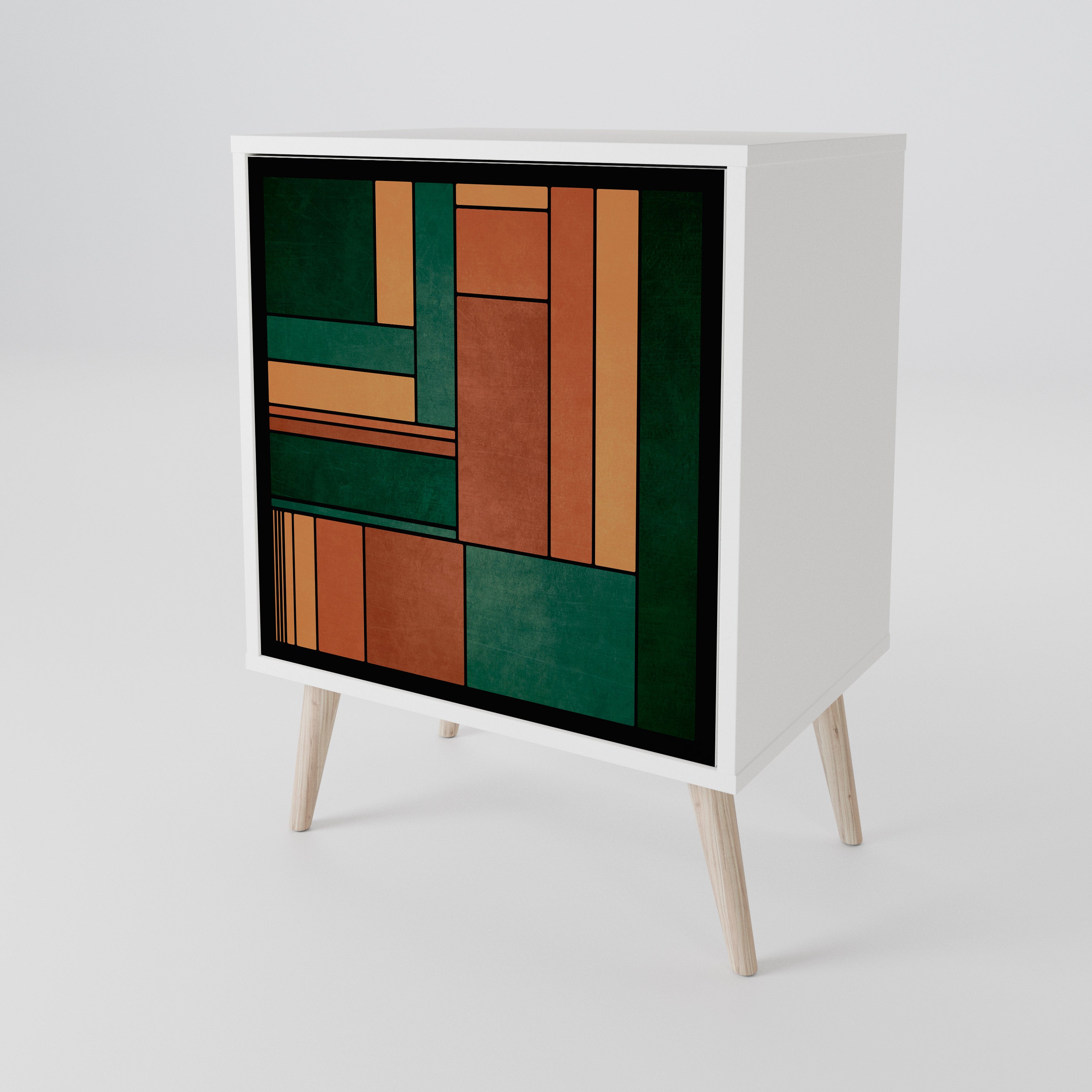 EARTHY FIGURES 1-Door Sideboard