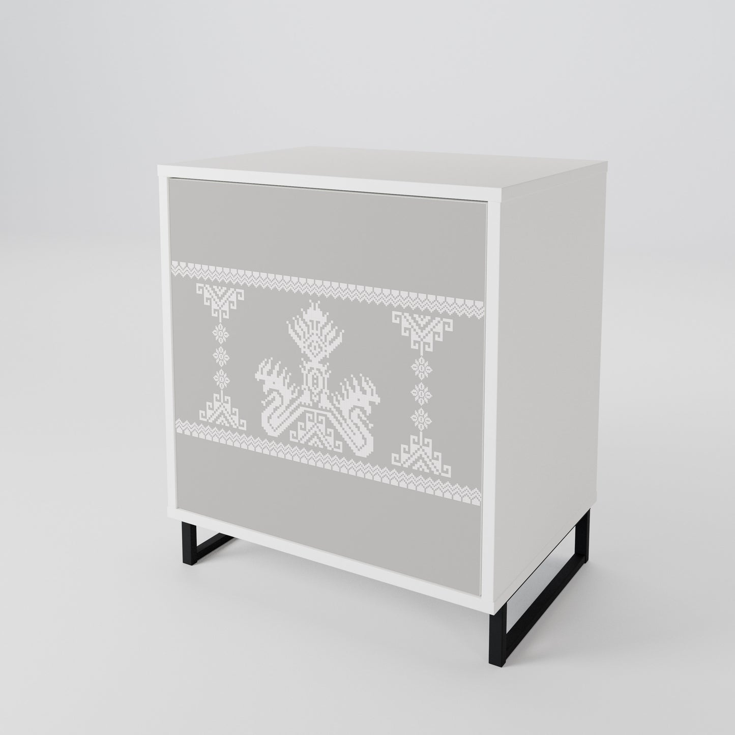 THAI GRAY 1-Door Sideboard
