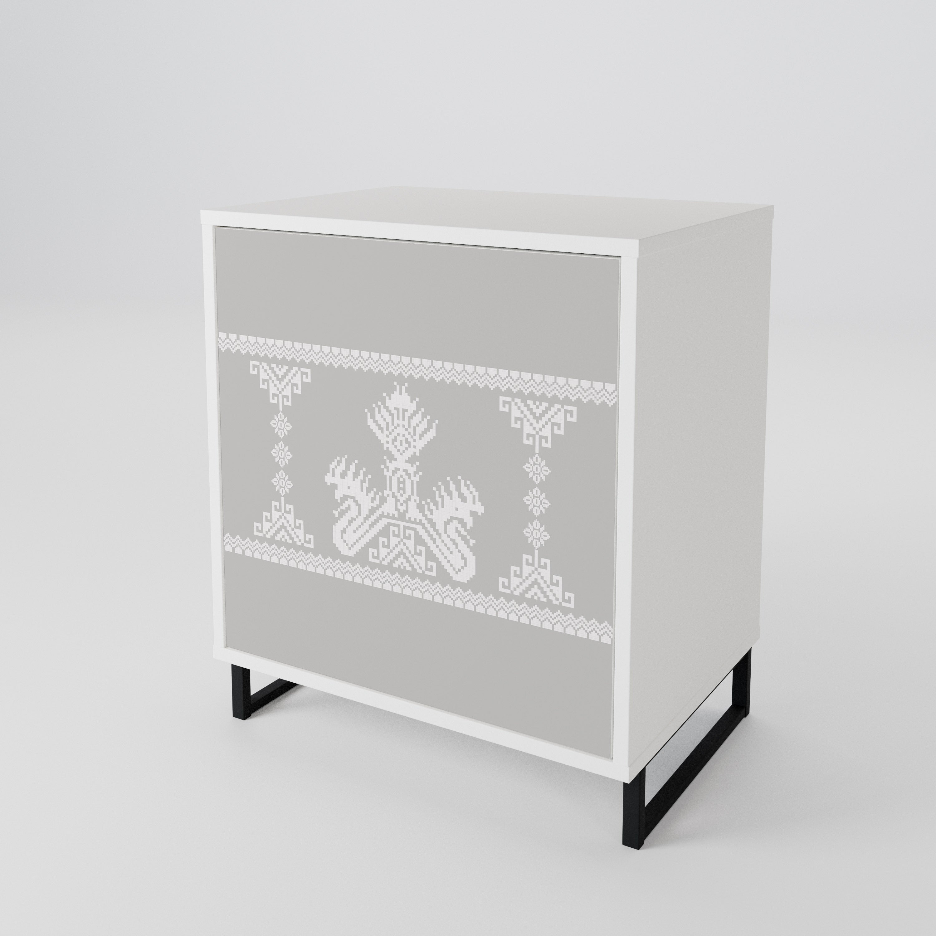 THAI GRAY 1-Door Sideboard
