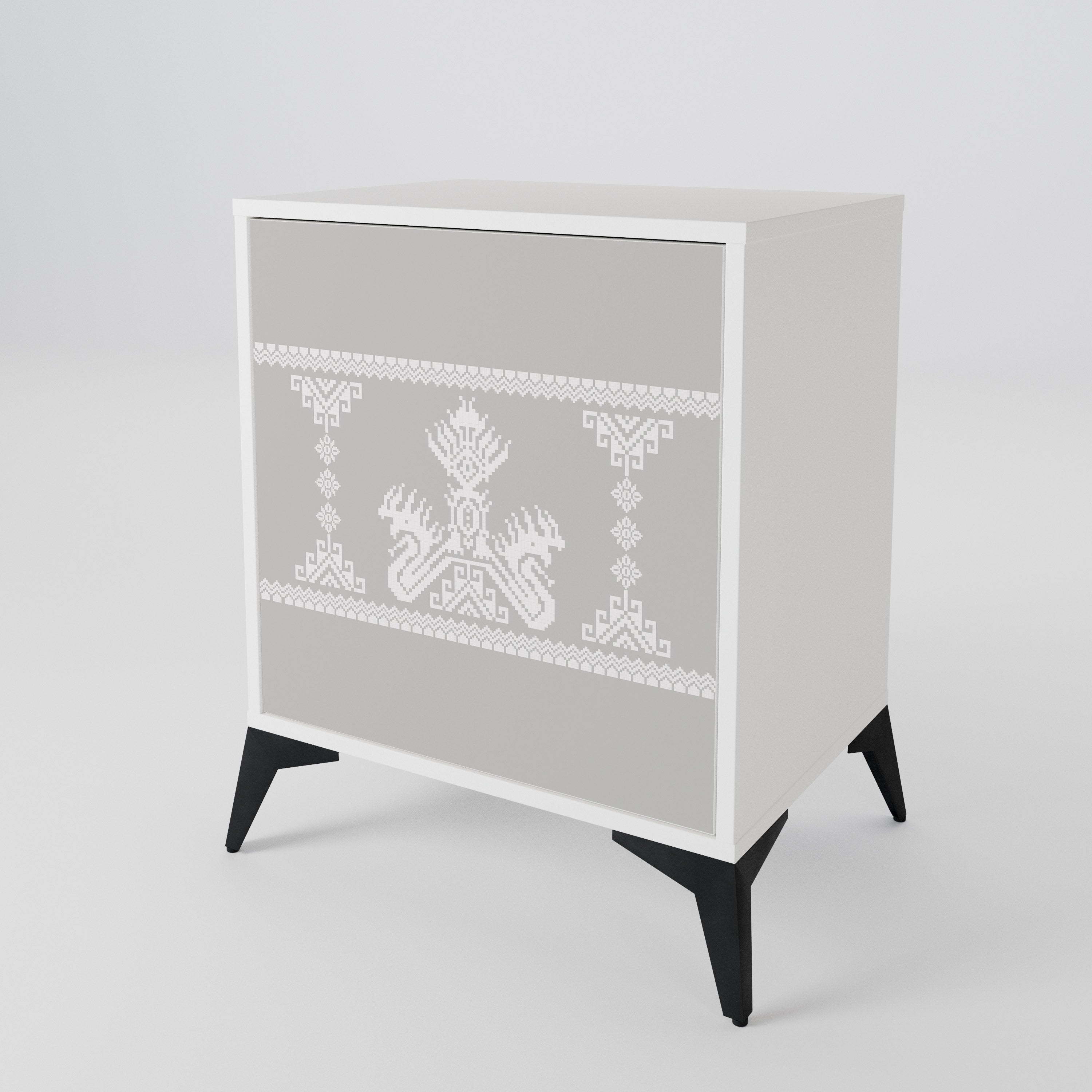 THAI GRAY 1-Door Sideboard