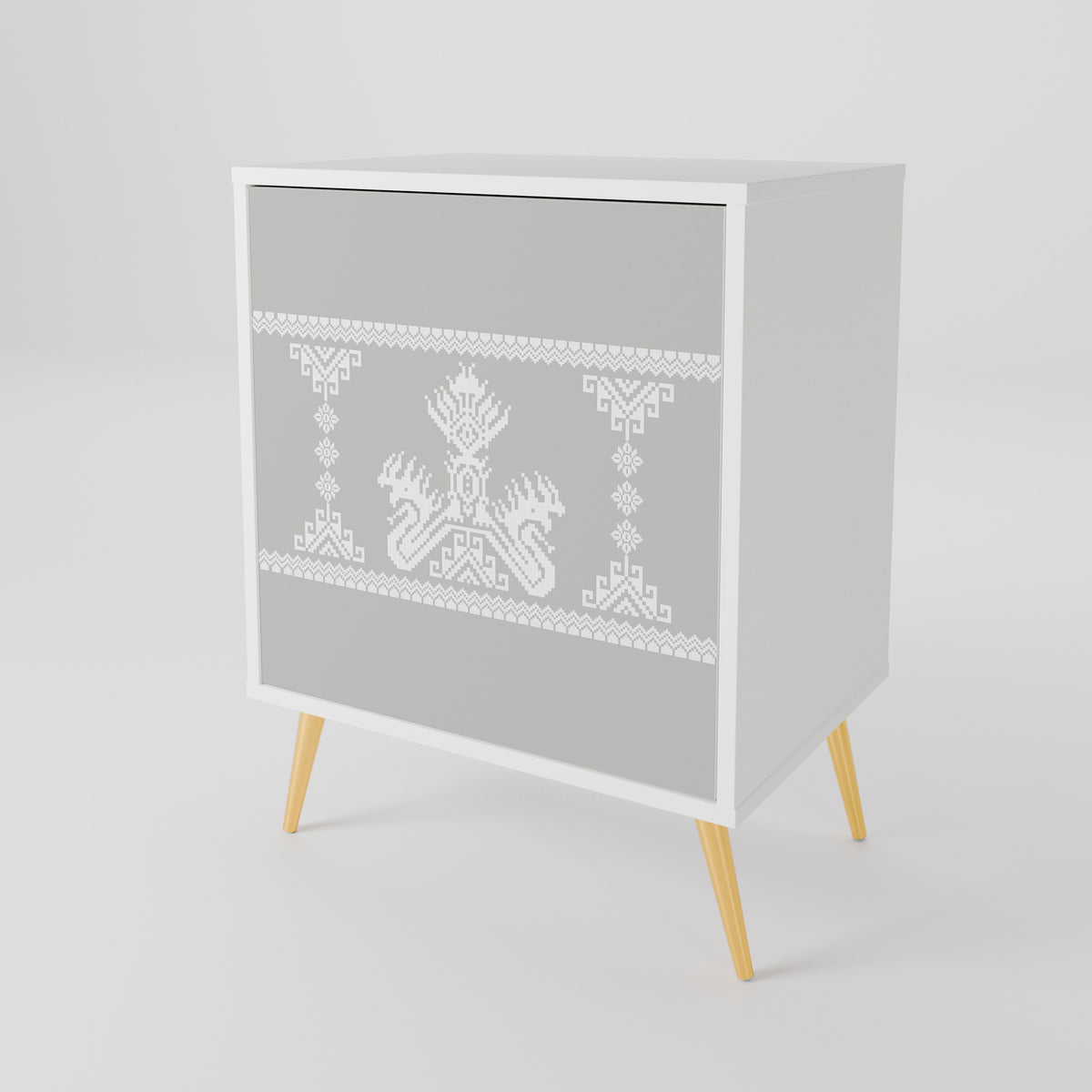 THAI GRAY 1-Door Sideboard