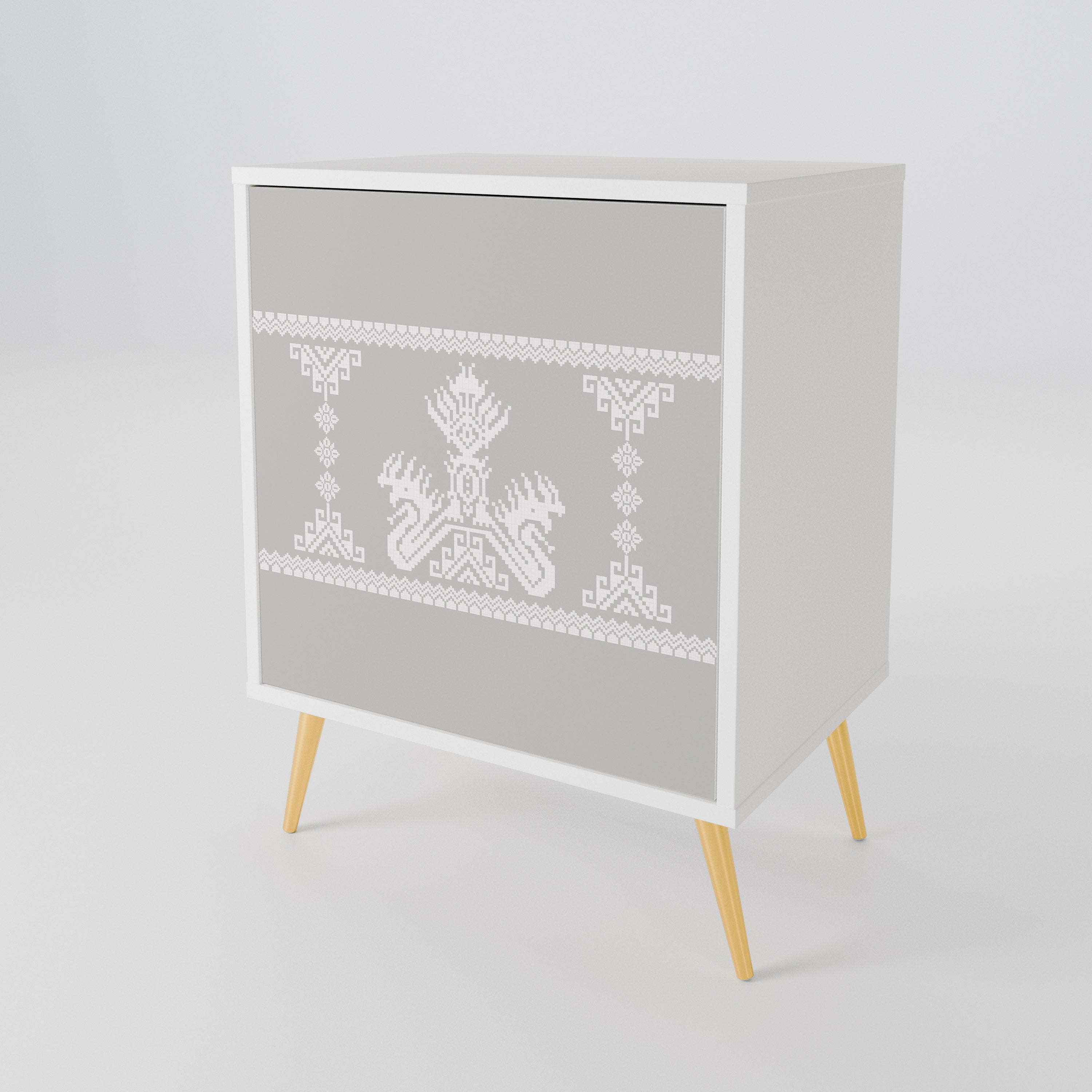 THAI GRAY 1-Door Sideboard
