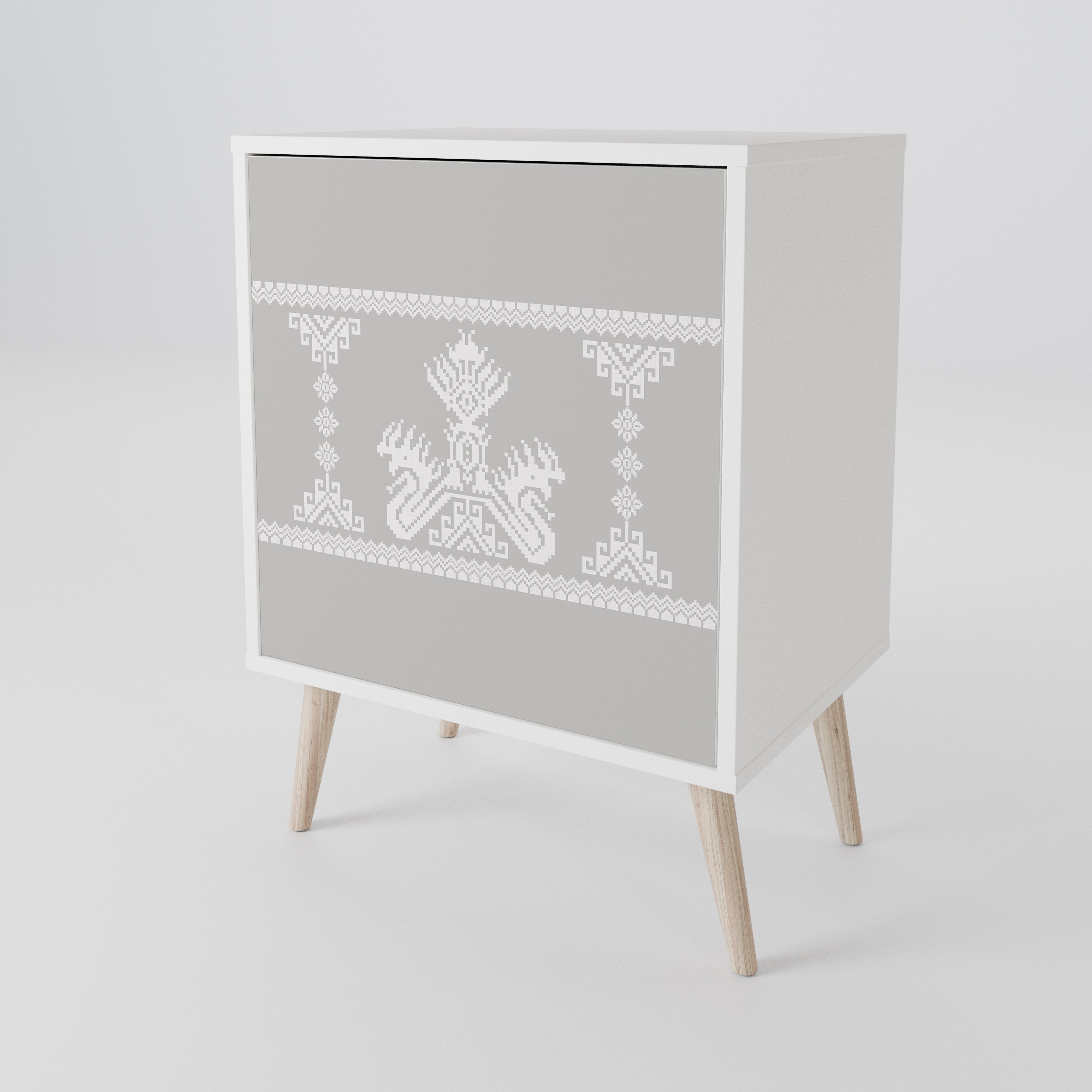 THAI GRAY 1-Door Sideboard