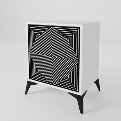 POLYGON ILLUSION 1-Door Sideboard
