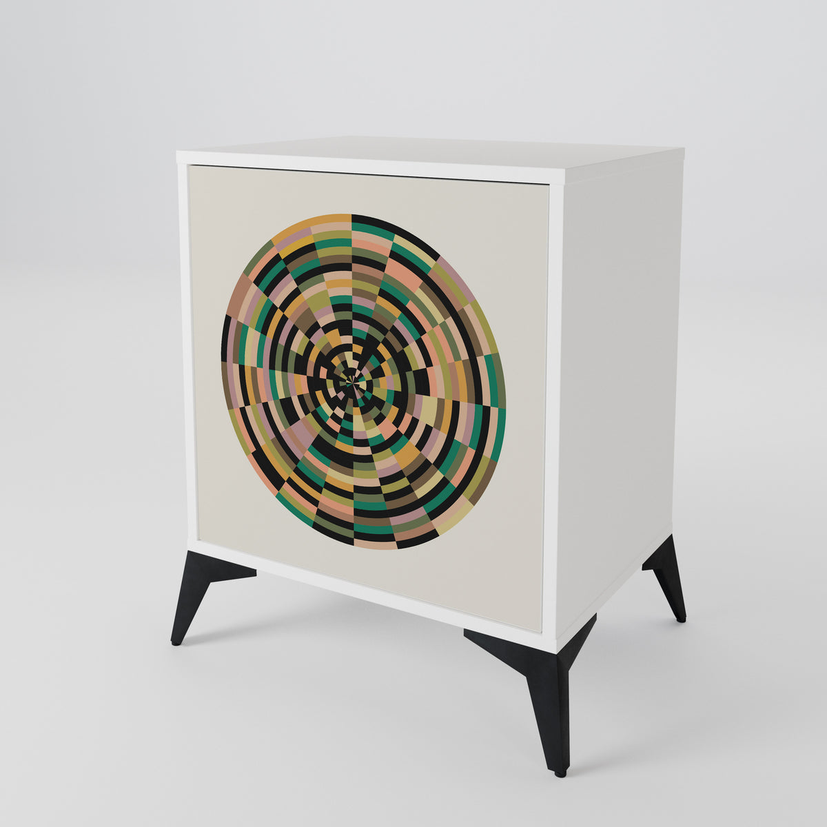 GREEN CIRCLES 1-Door Sideboard