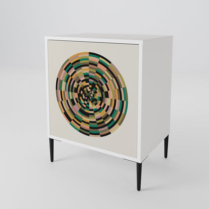 GREEN CIRCLES 1-Door Sideboard