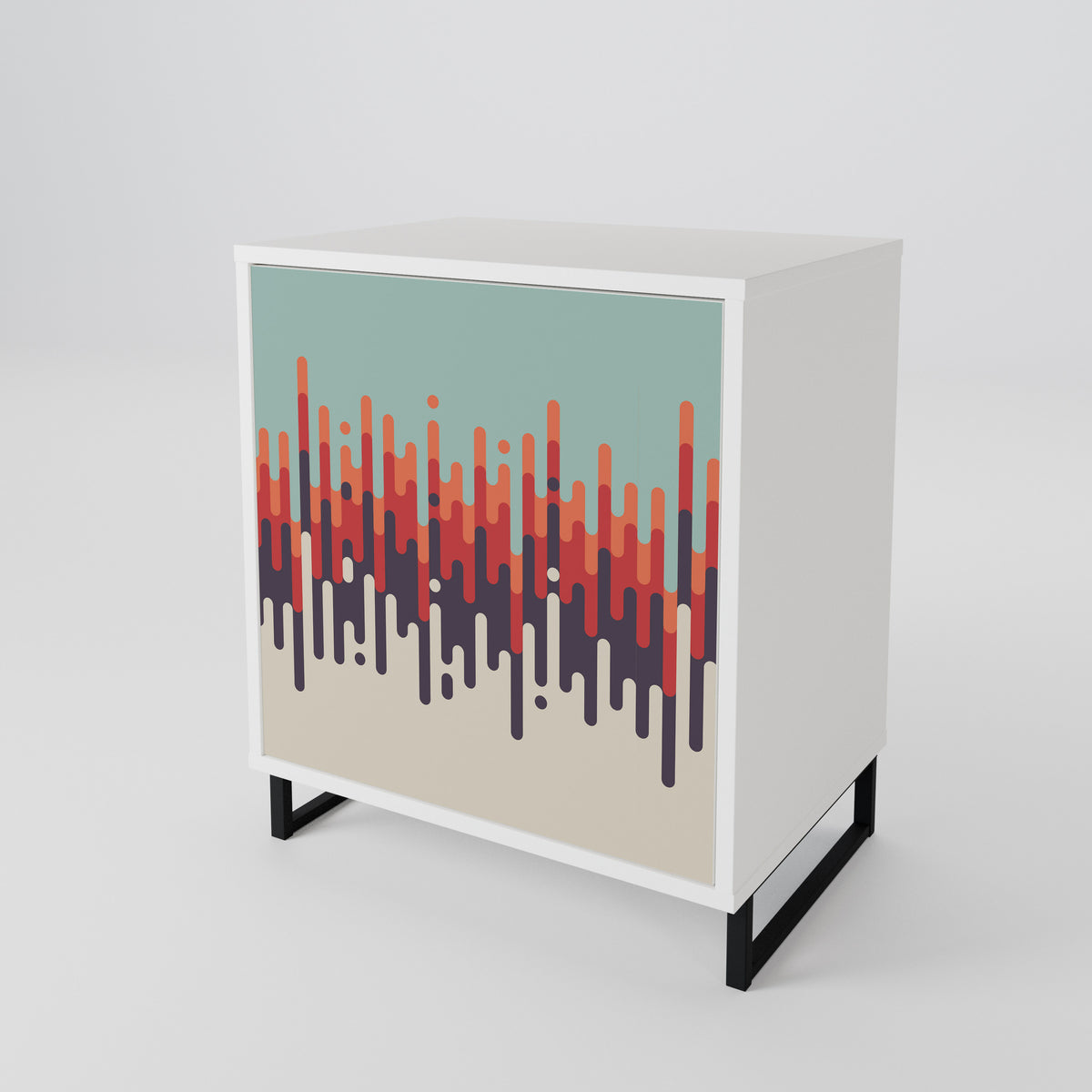 CHROMA CONTOURS 1-Door Sideboard