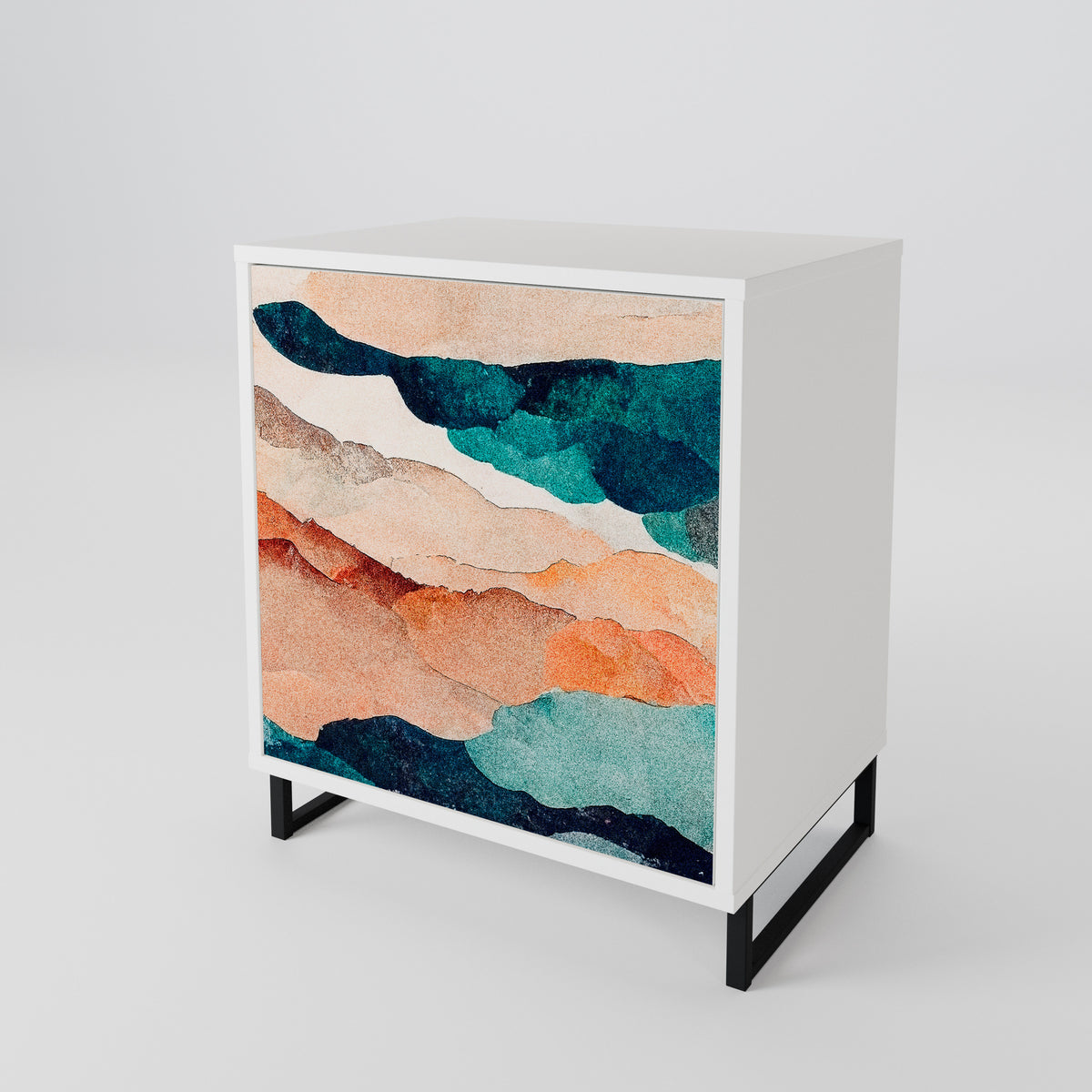 ABSTRACT LANDSCAPE 1-Door Sideboard