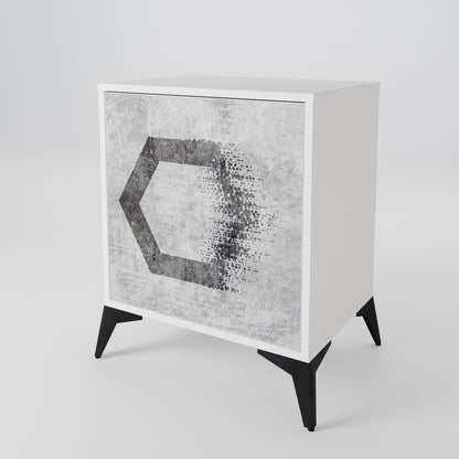 HEXAGONAL FIGURES 1-Door Sideboard