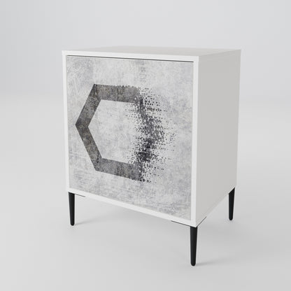 HEXAGONAL FIGURES 1-Door Sideboard