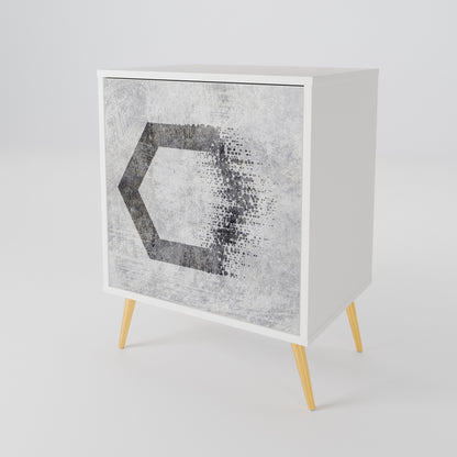 HEXAGONAL FIGURES 1-Door Sideboard