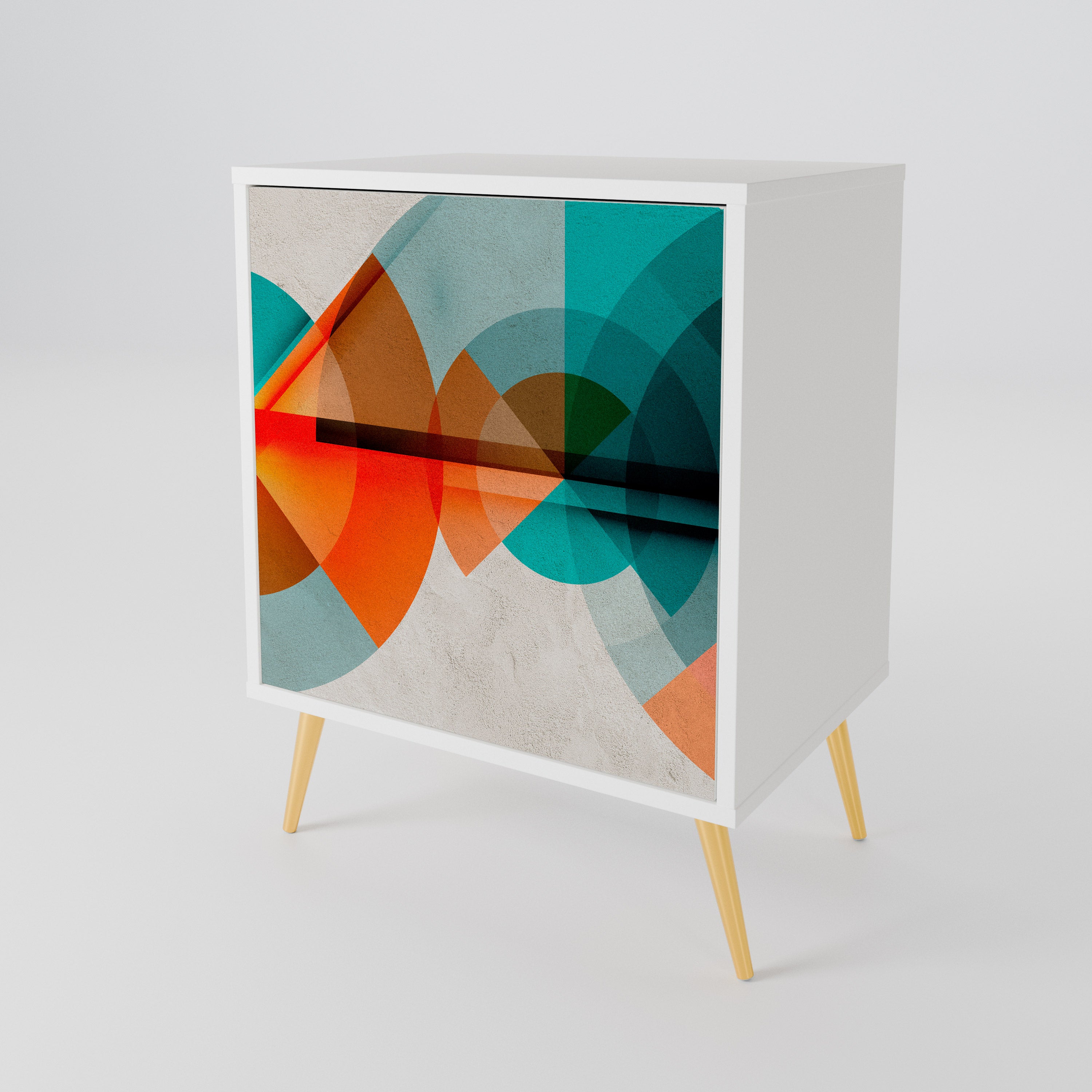 CIRCULAR RHAPSODY 1-Door Sideboard