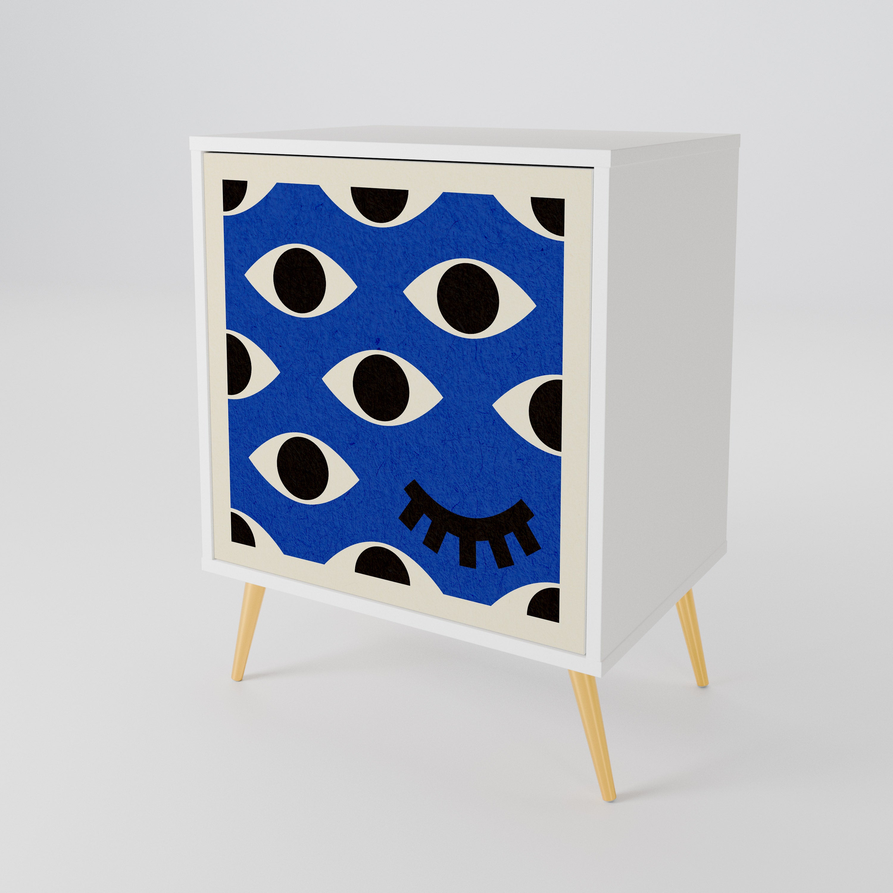 GEOMETRIC EYES 1-Door Sideboard