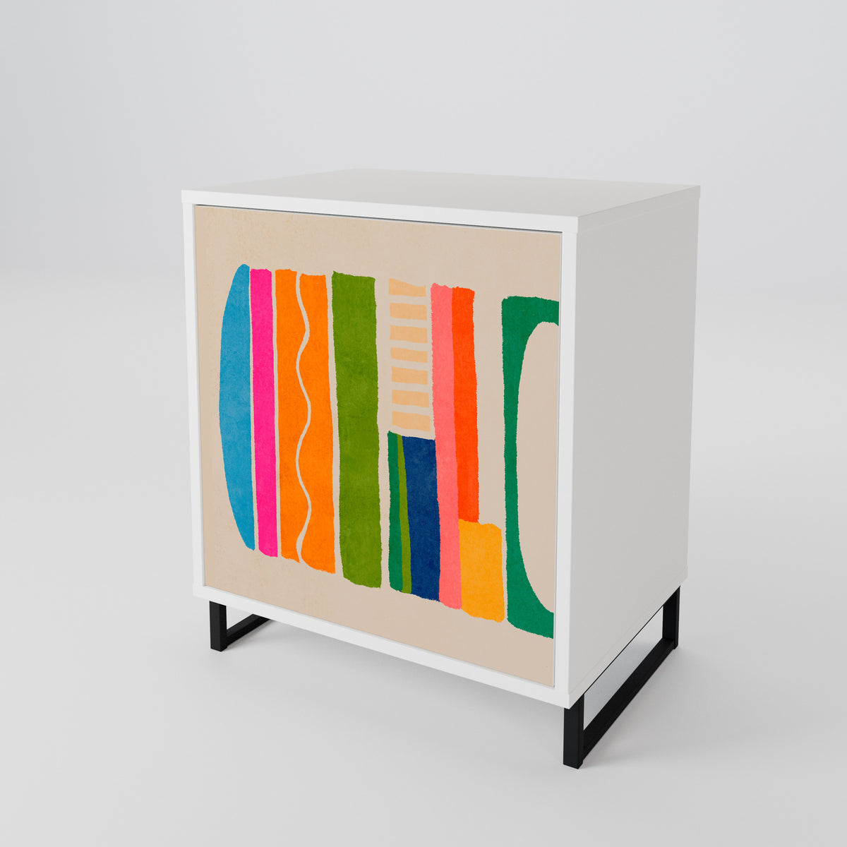 GEOMETRIC SHINE 1-Door Sideboard
