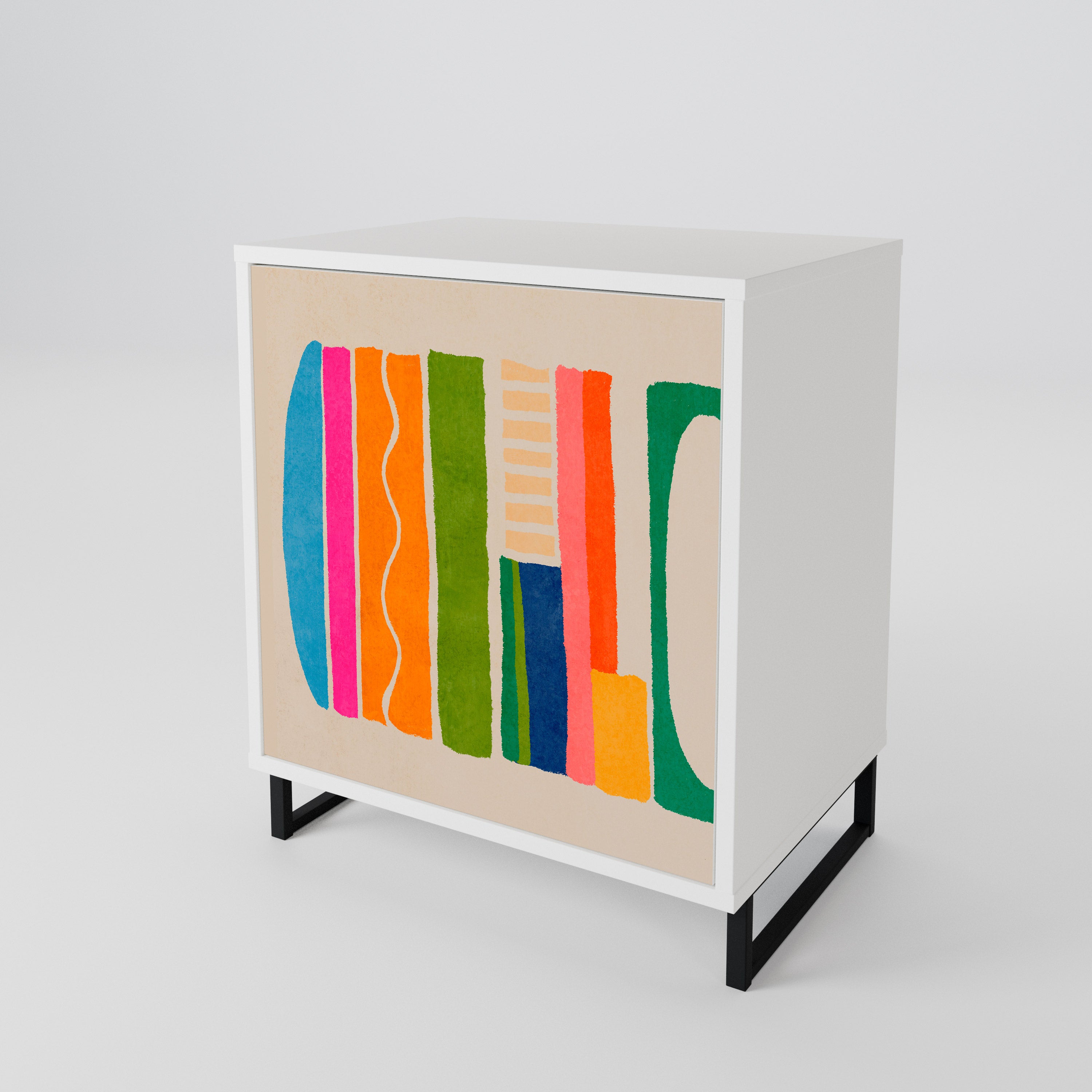 GEOMETRIC SHINE 1-Door Sideboard