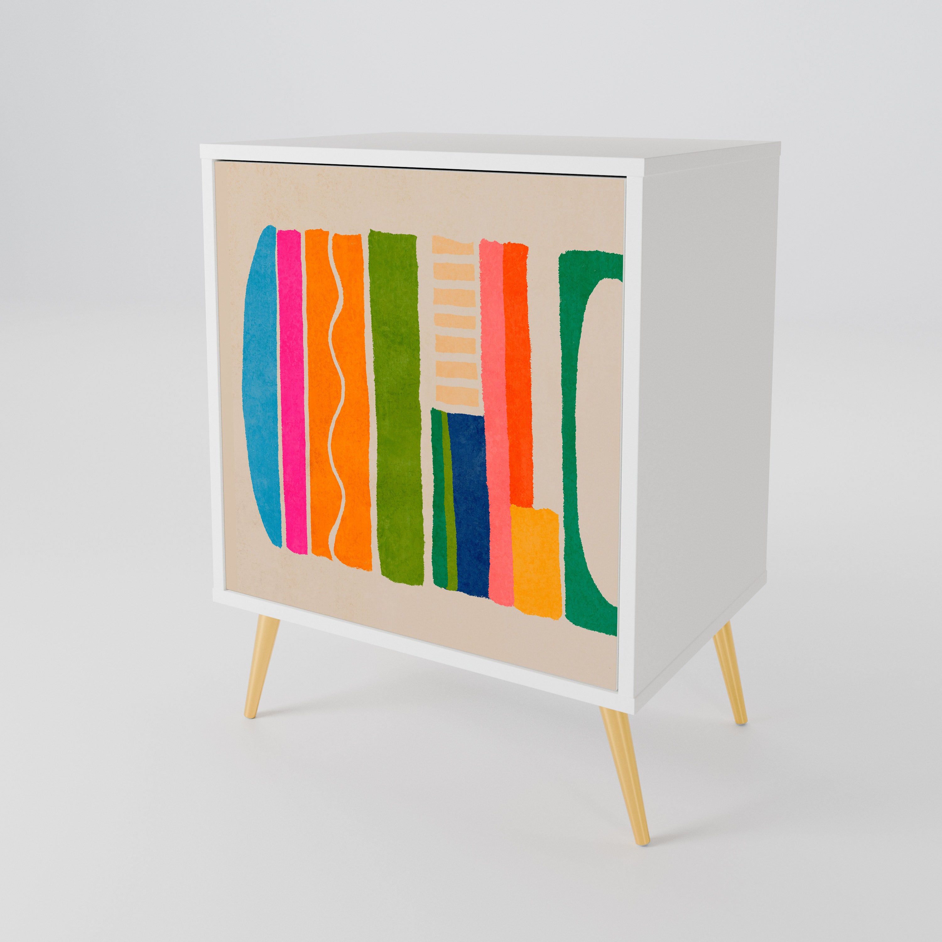 GEOMETRIC SHINE 1-Door Sideboard