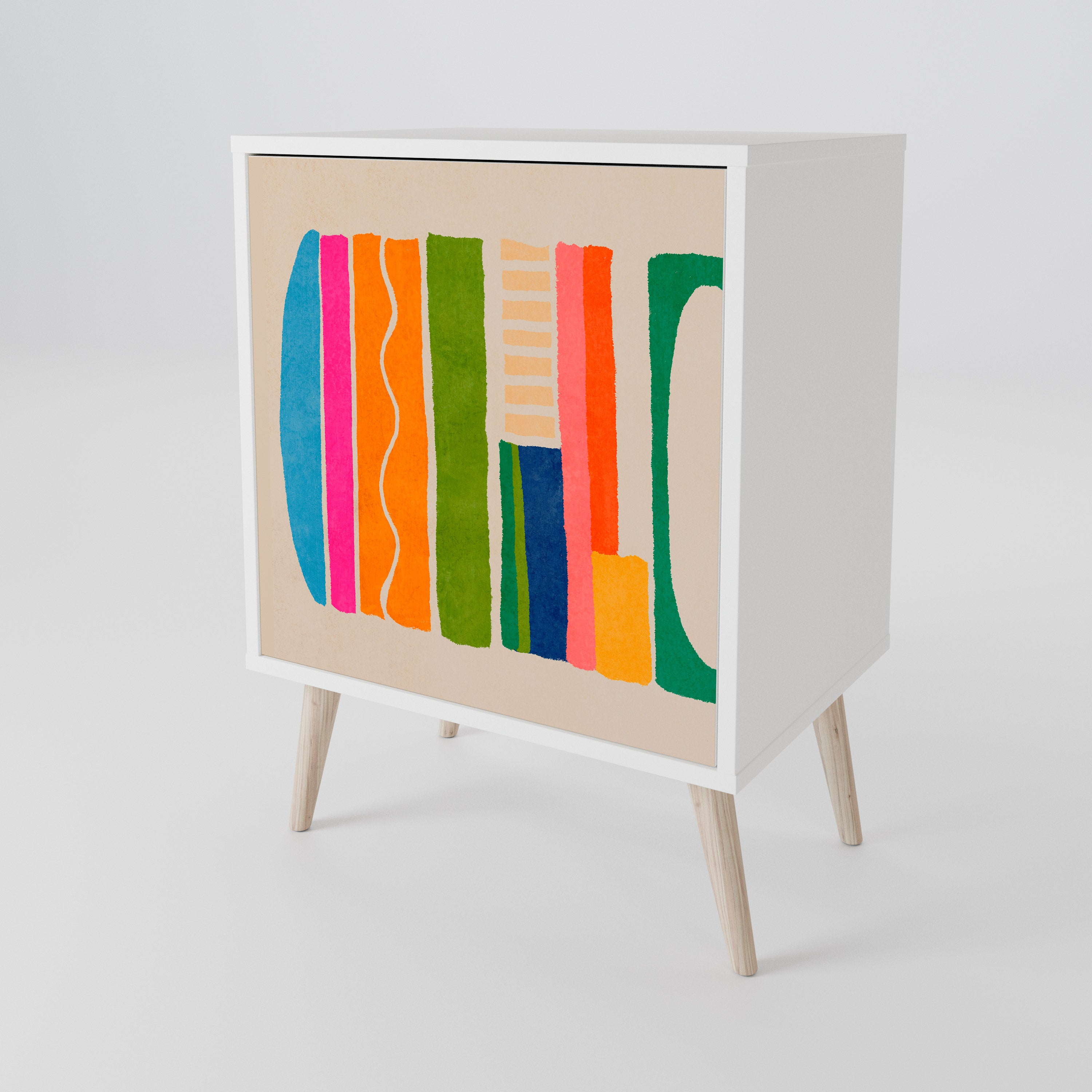 GEOMETRIC SHINE 1-Door Sideboard