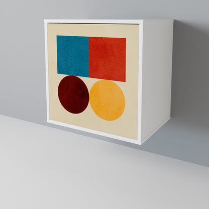 GEOMETRIC PUZZLE 1-Door Sideboard