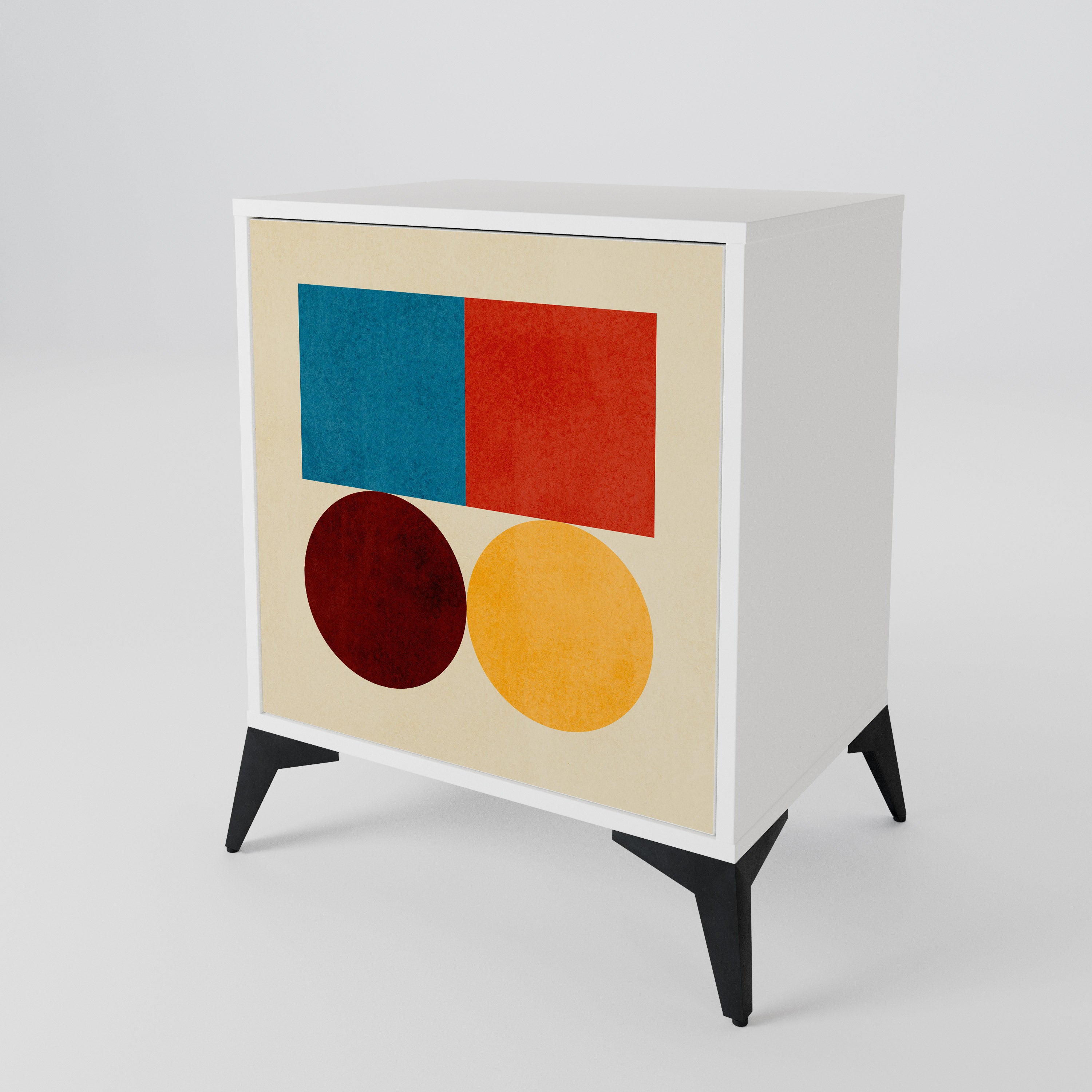 GEOMETRIC PUZZLE 1-Door Sideboard