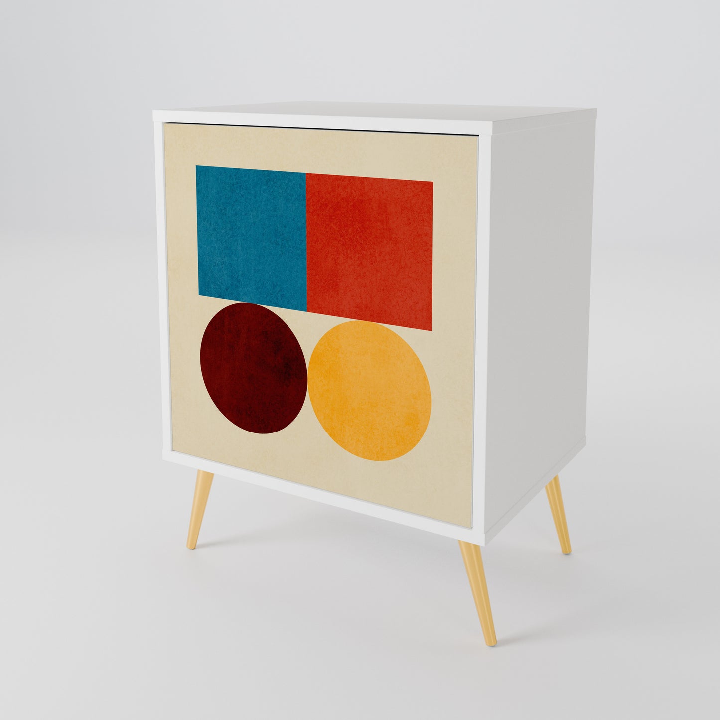 GEOMETRIC PUZZLE 1-Door Sideboard