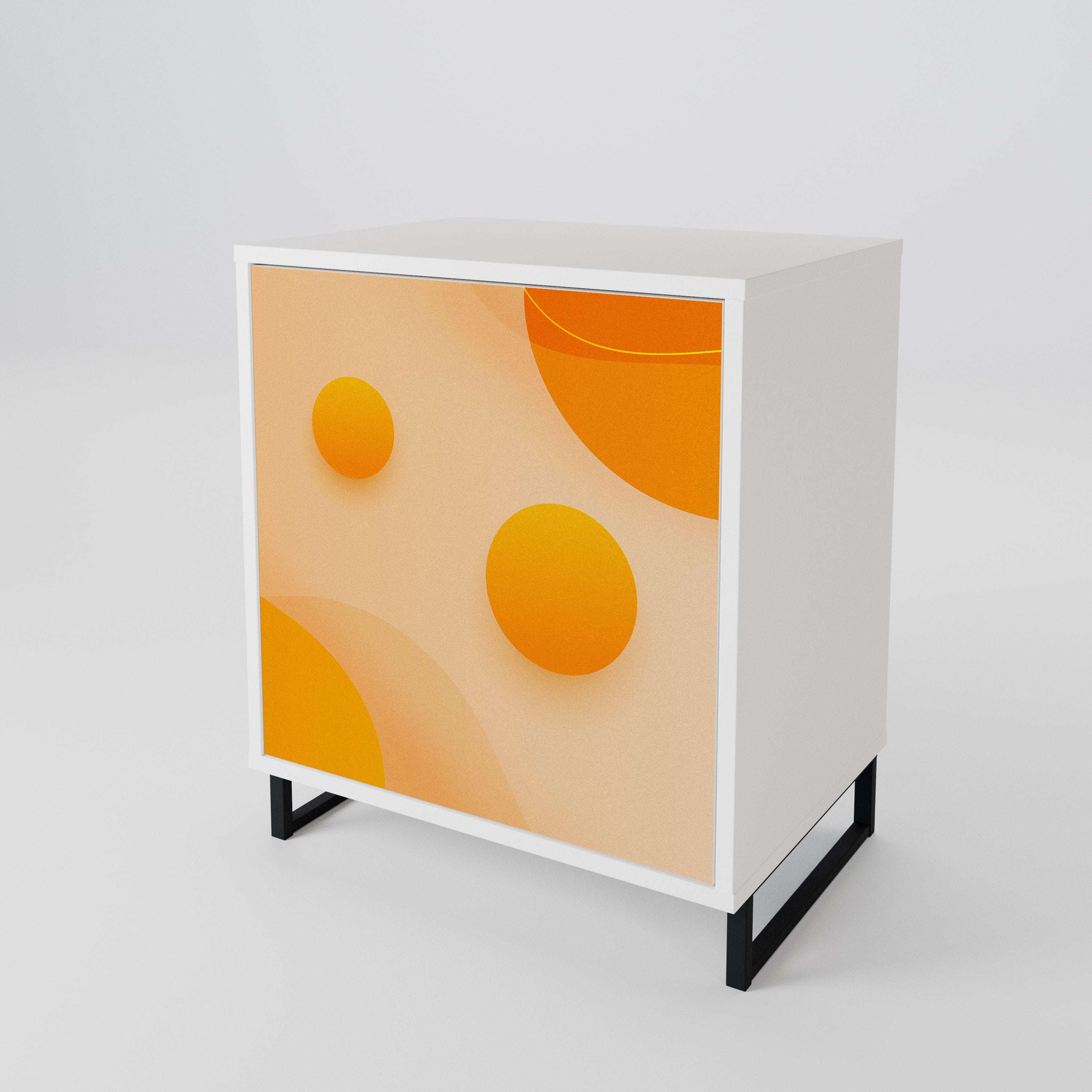 ORANGE ARRANGEMENT 1-Door Sideboard
