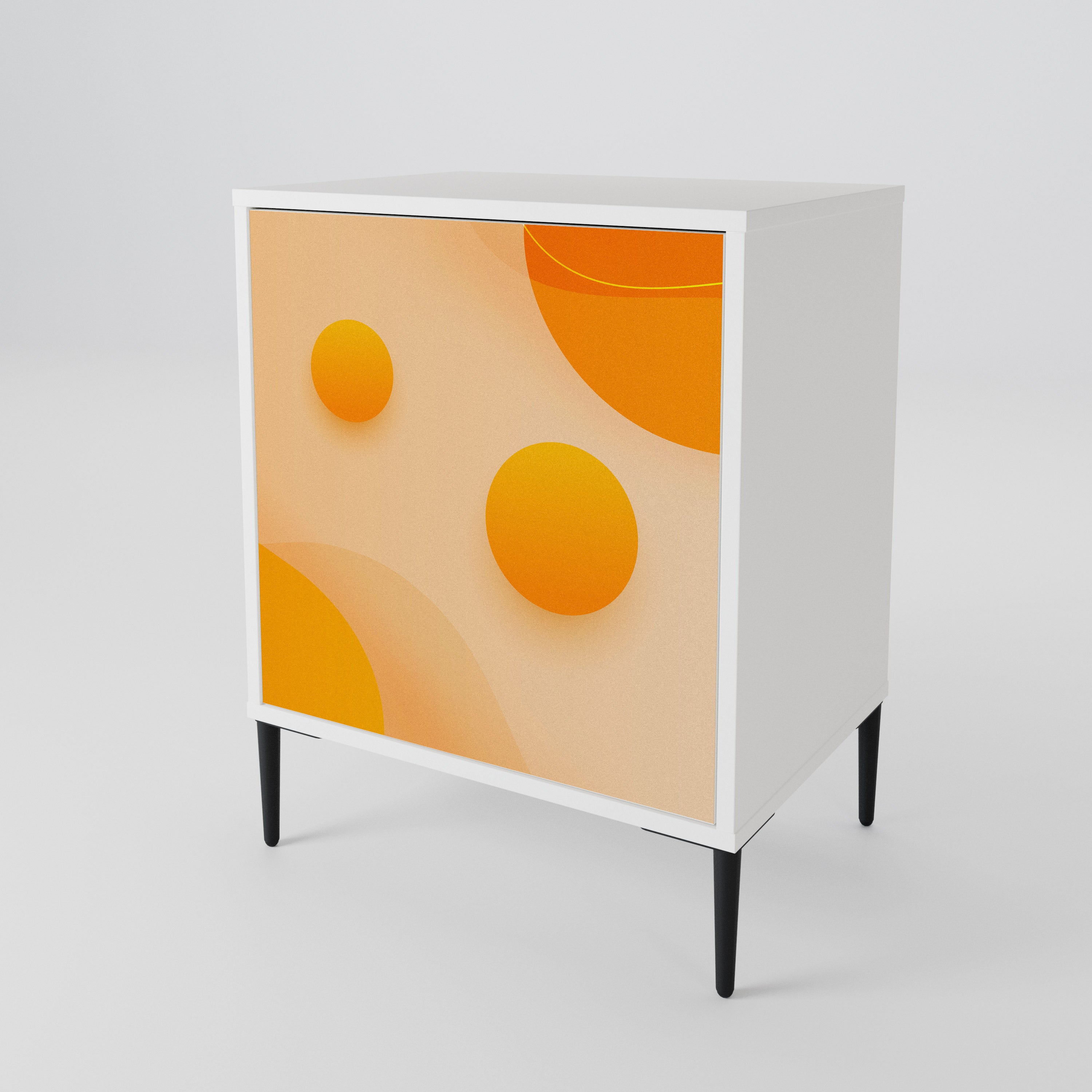 ORANGE ARRANGEMENT 1-Door Sideboard