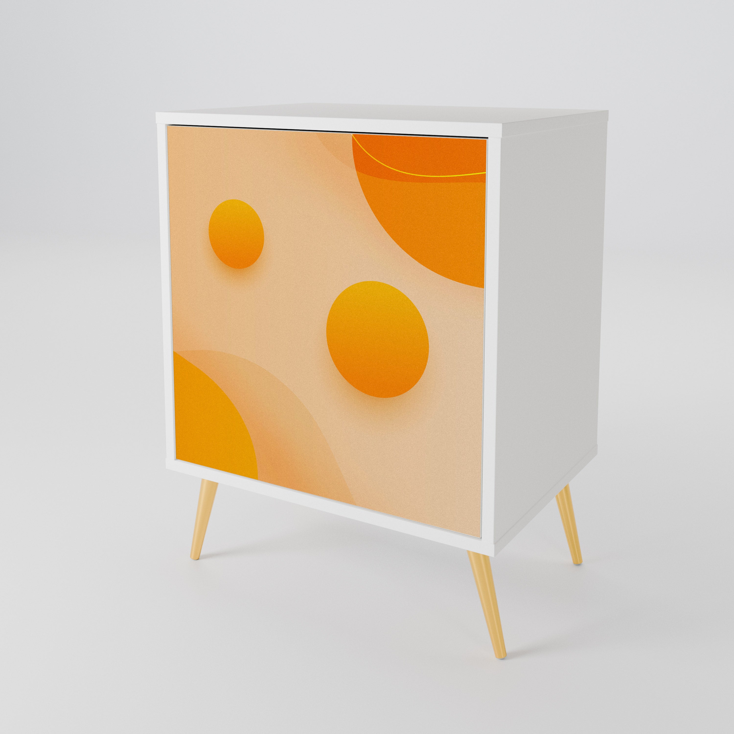 ORANGE ARRANGEMENT 1-Door Sideboard