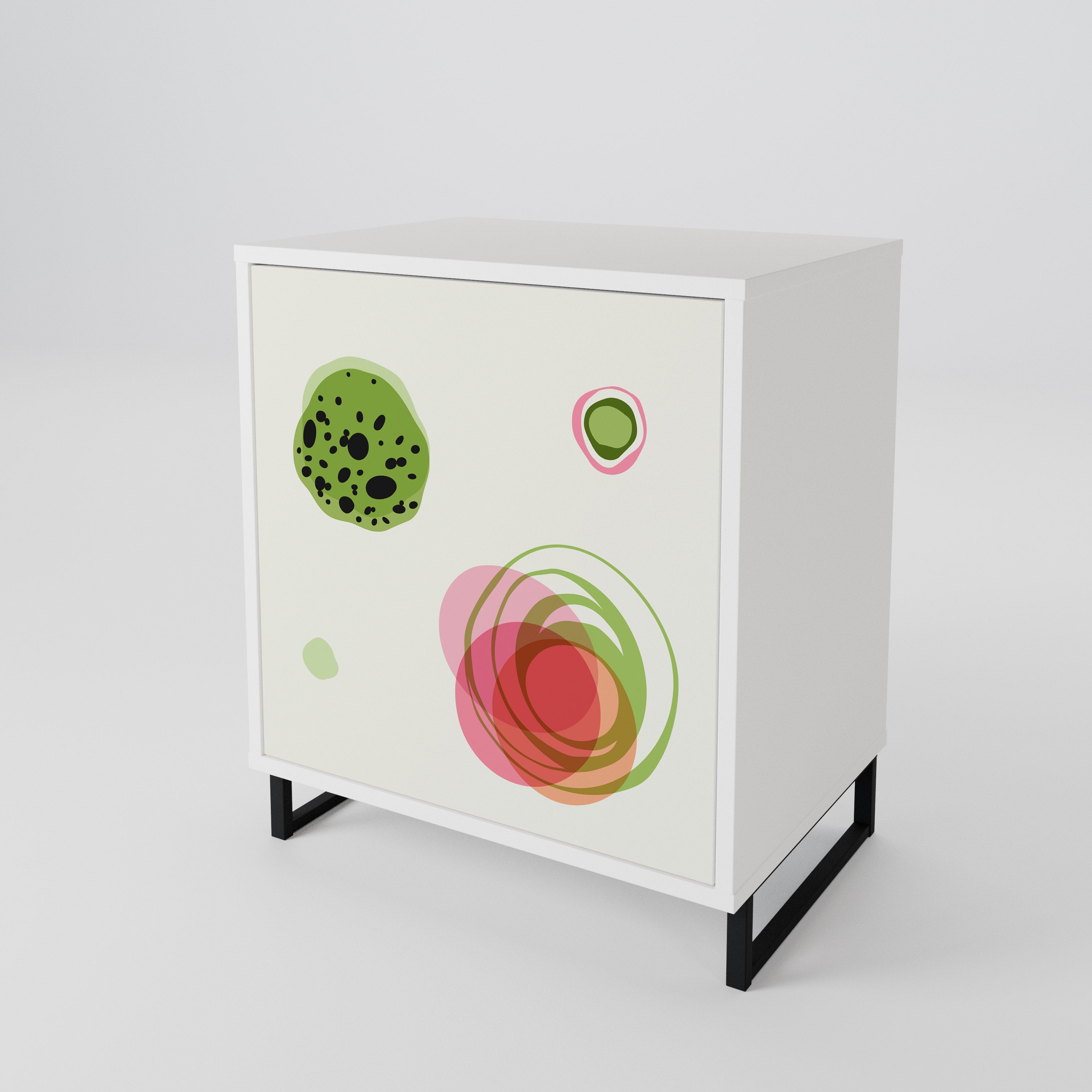 COLORFUL COSMOS 1-Door Sideboard