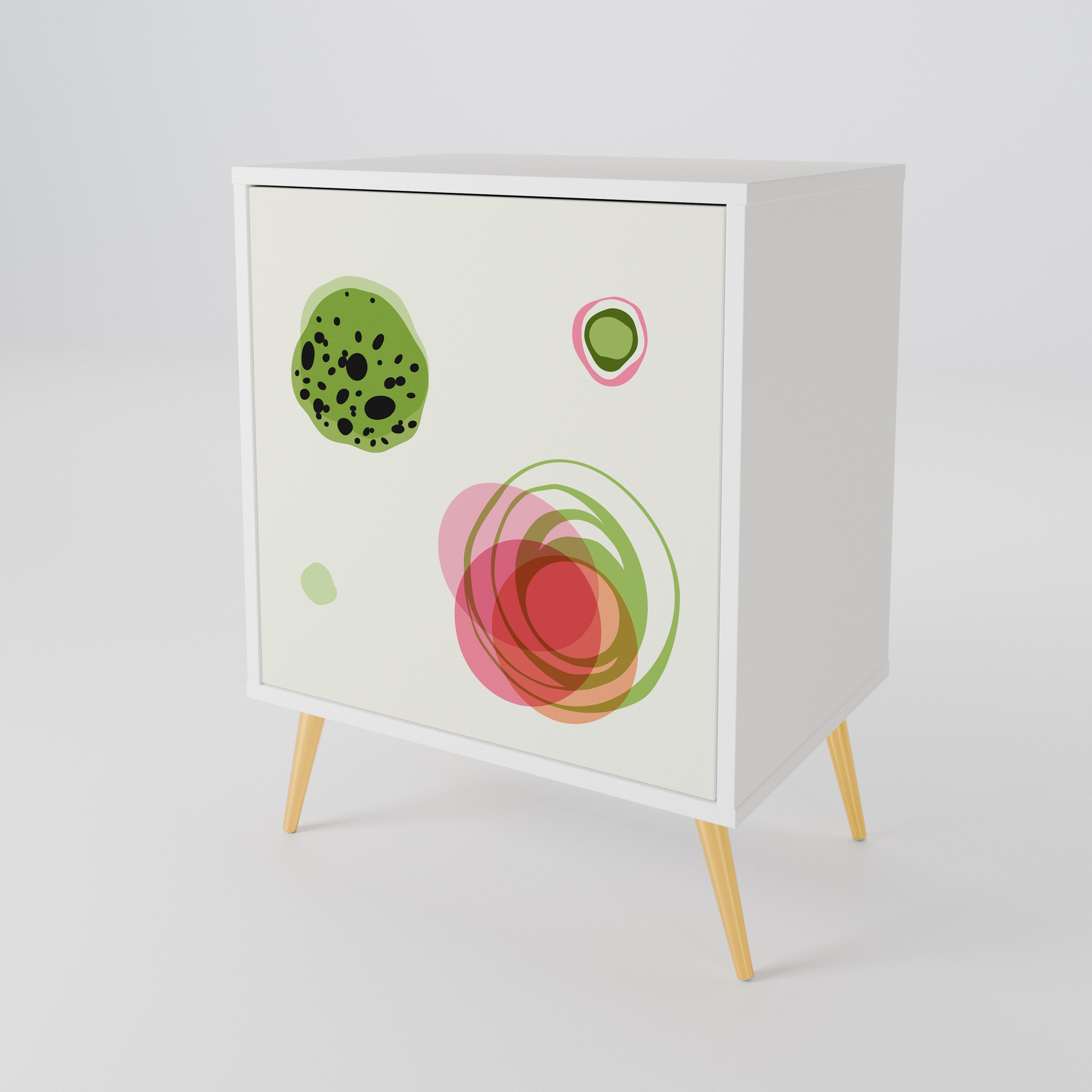 COLORFUL COSMOS 1-Door Sideboard