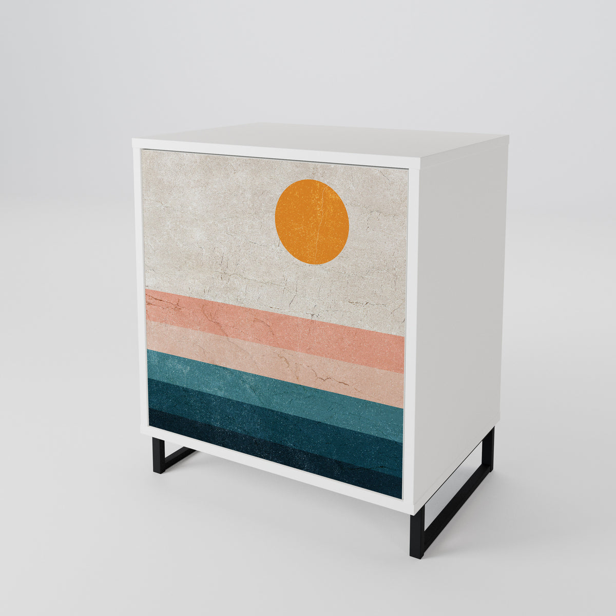 TWO HALVES 1-Door Sideboard