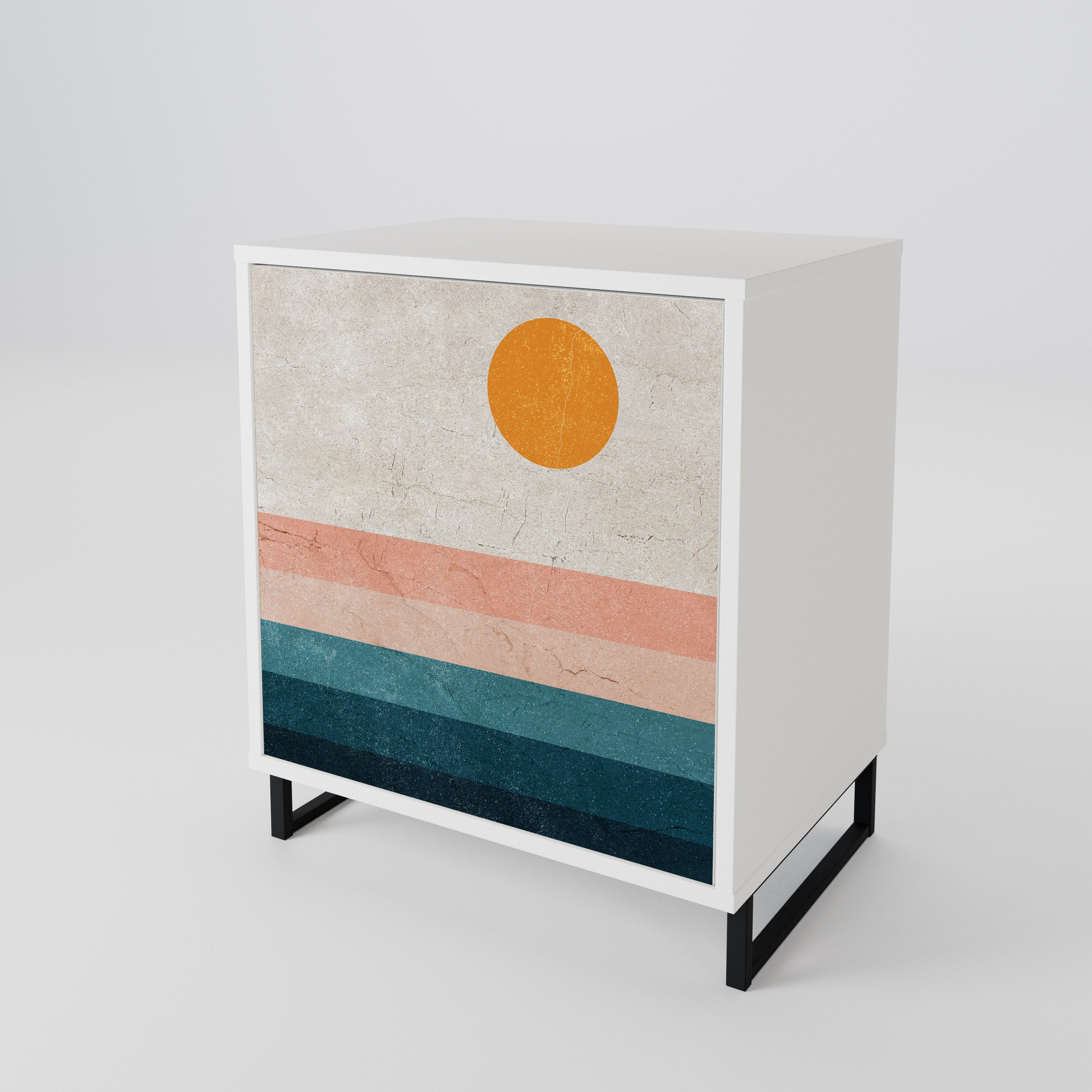 TWO HALVES 1-Door Sideboard